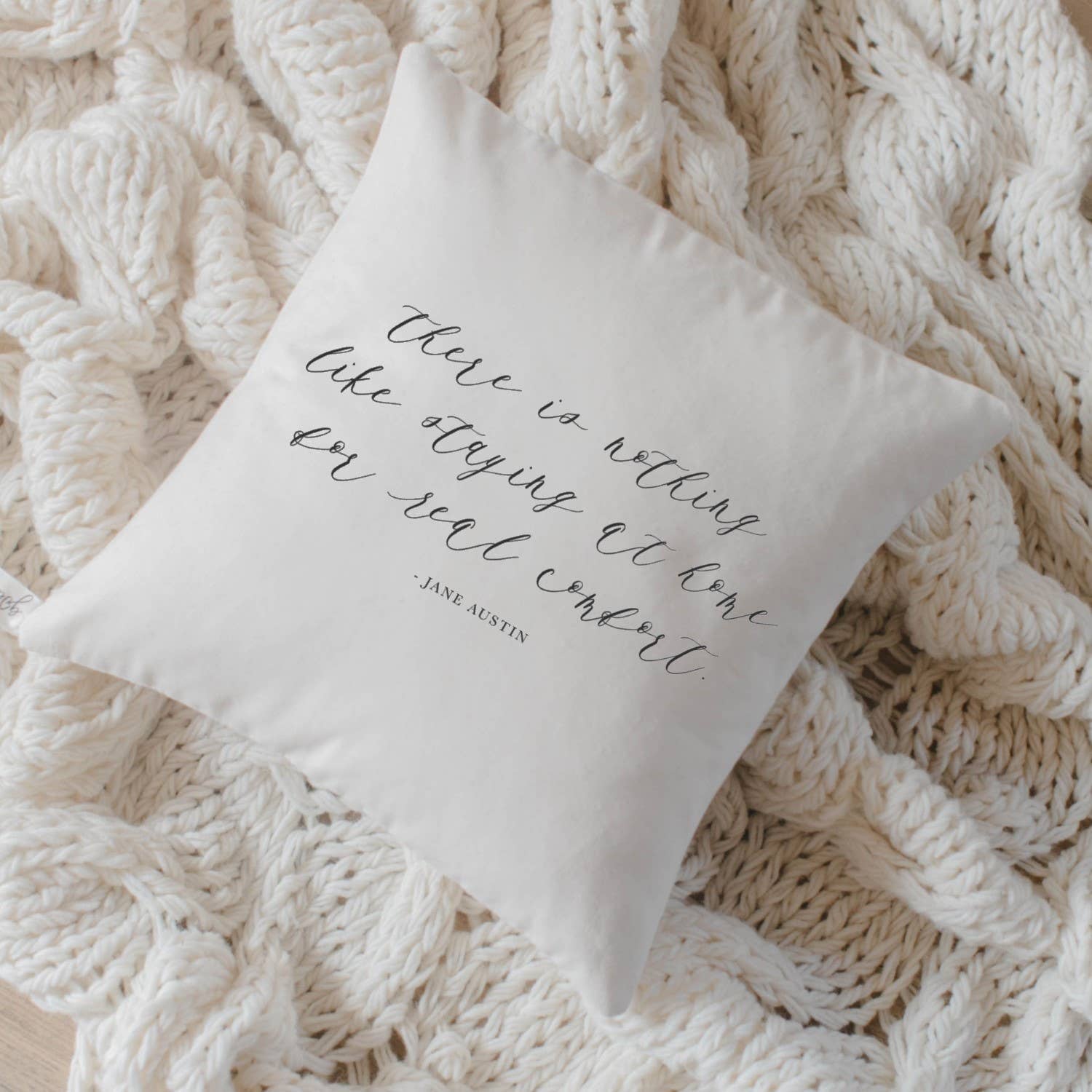 Throw Pillows - There is Nothing Like Staying at Home