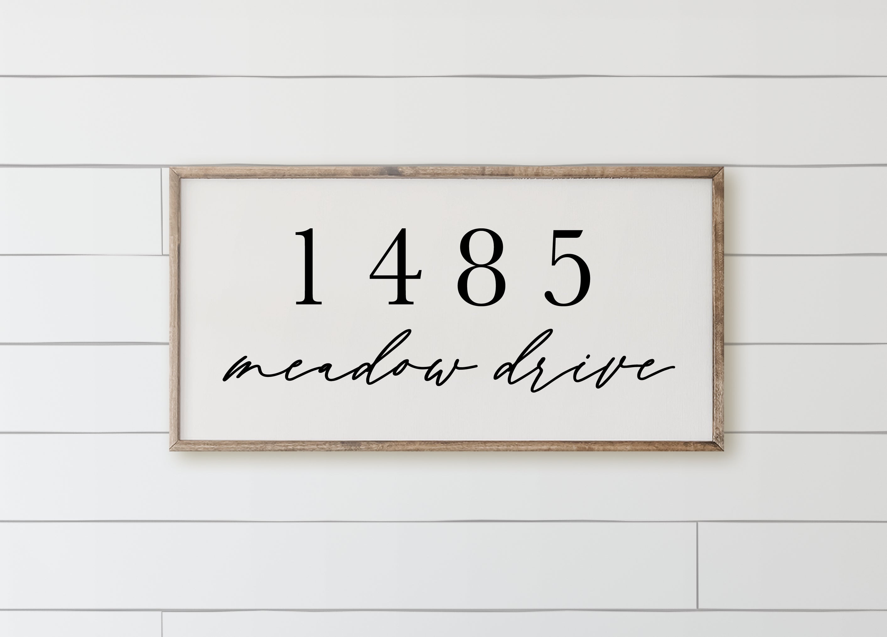 Personalized Wooden Frames - Personalized Home Address