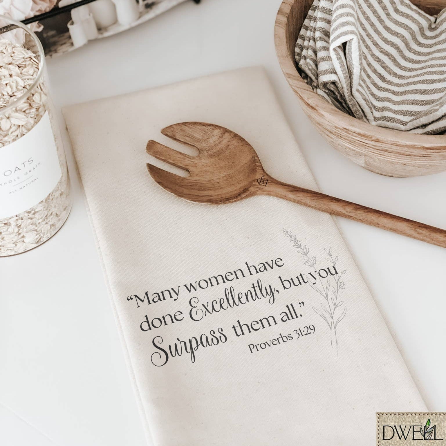 Tea Towel - Proverbs 31.29