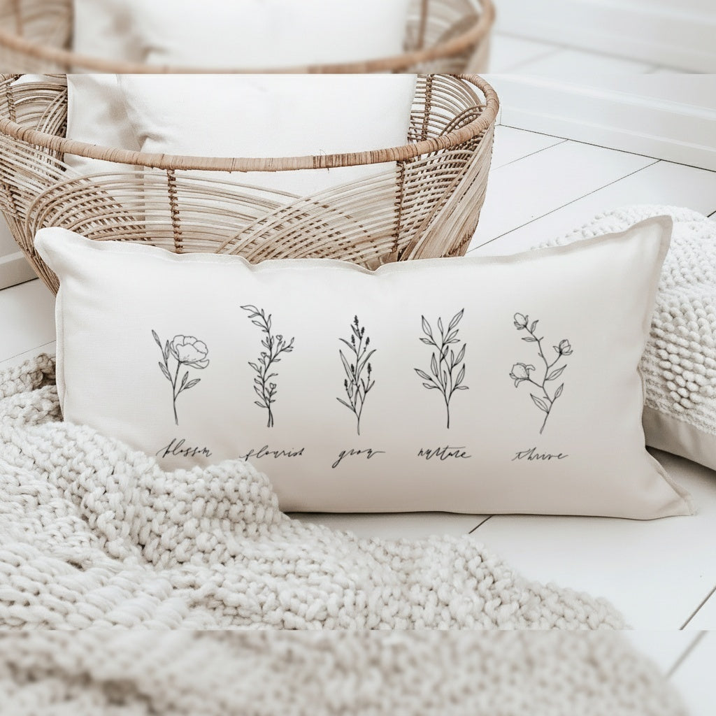 Lumbar Pillows - Wildflowers