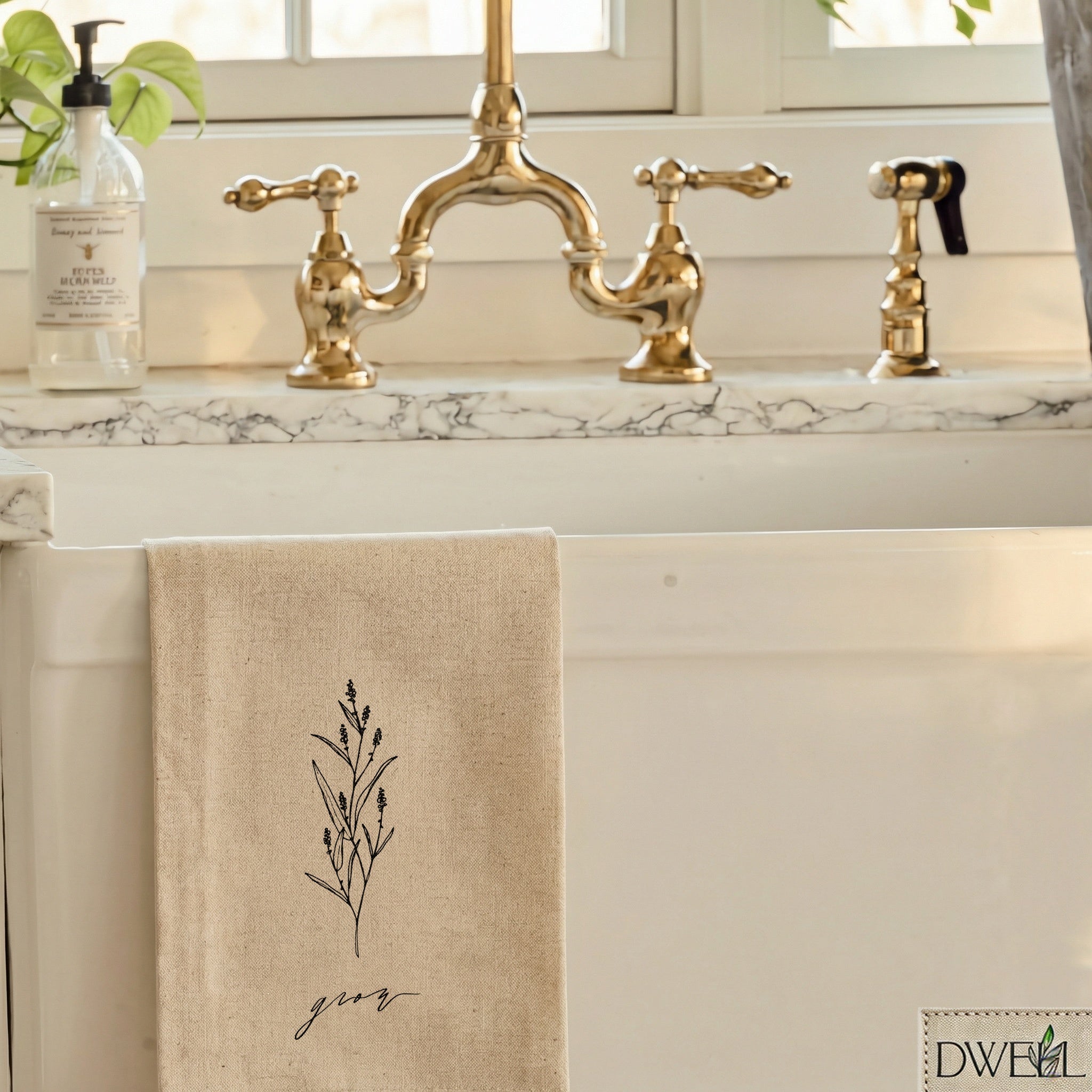 Tea Towel - Grow Wildflower