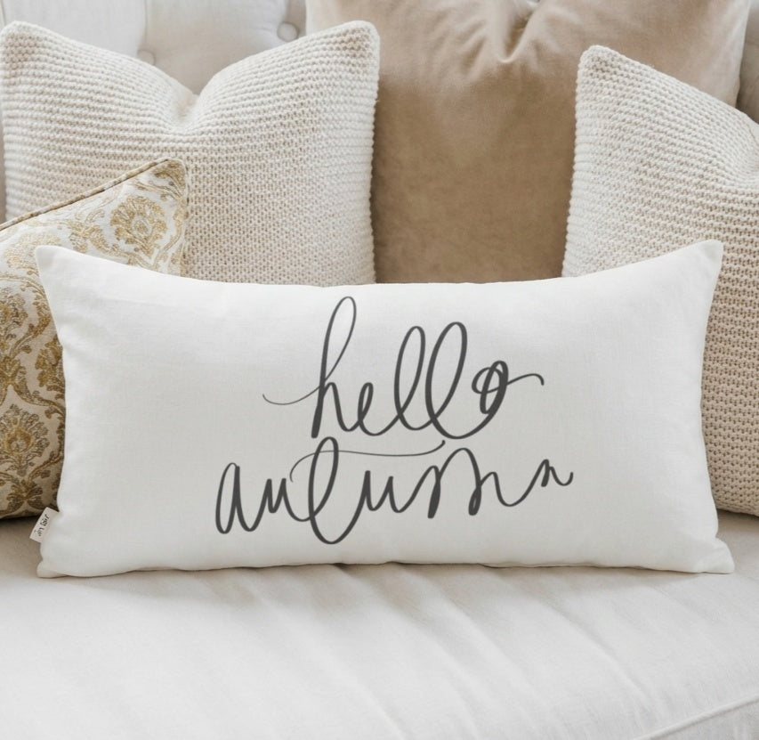 Lumbar Pillows - Hello Autumn