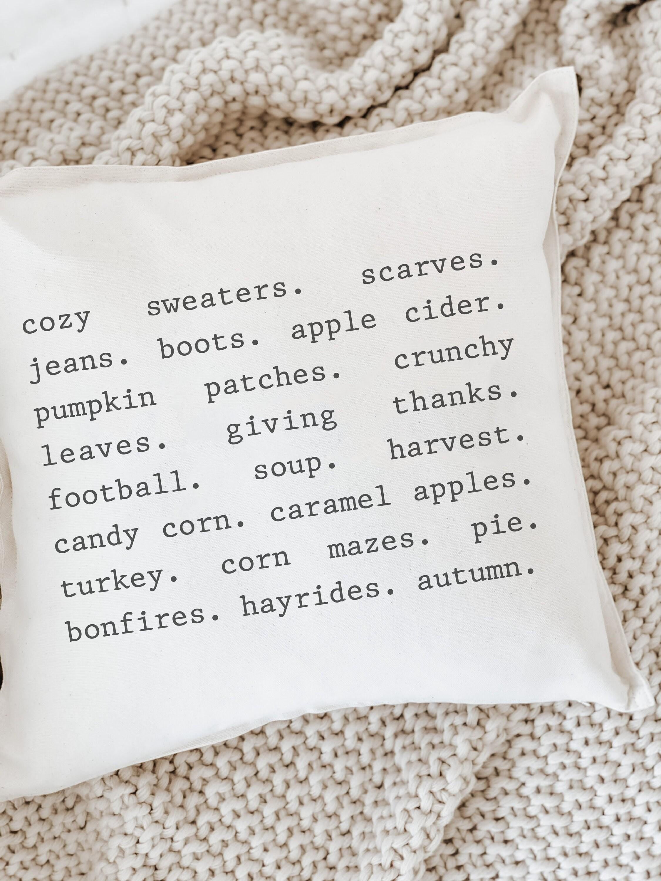 Throw Pillows - Fall Things