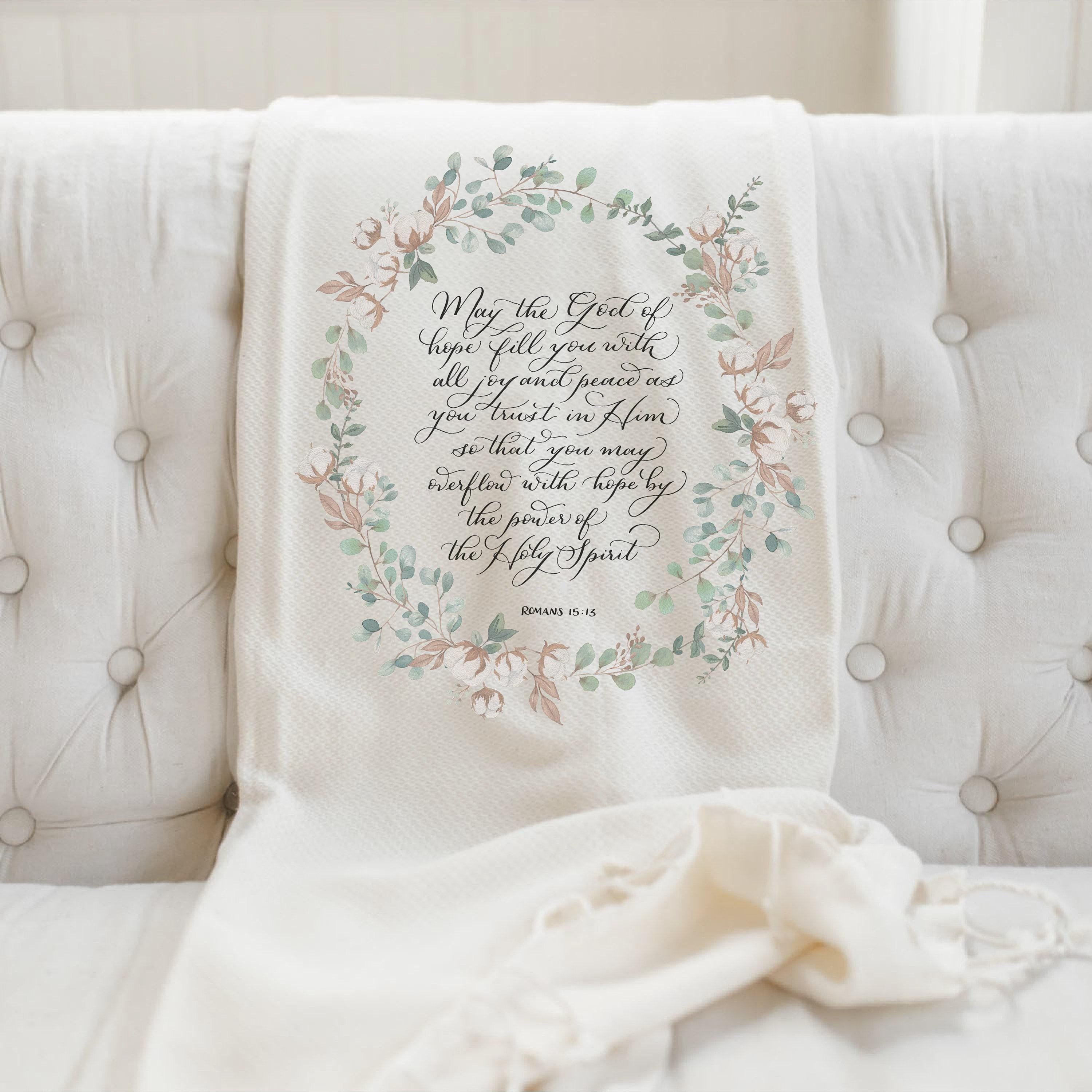 Throw Blankets - Romans 15