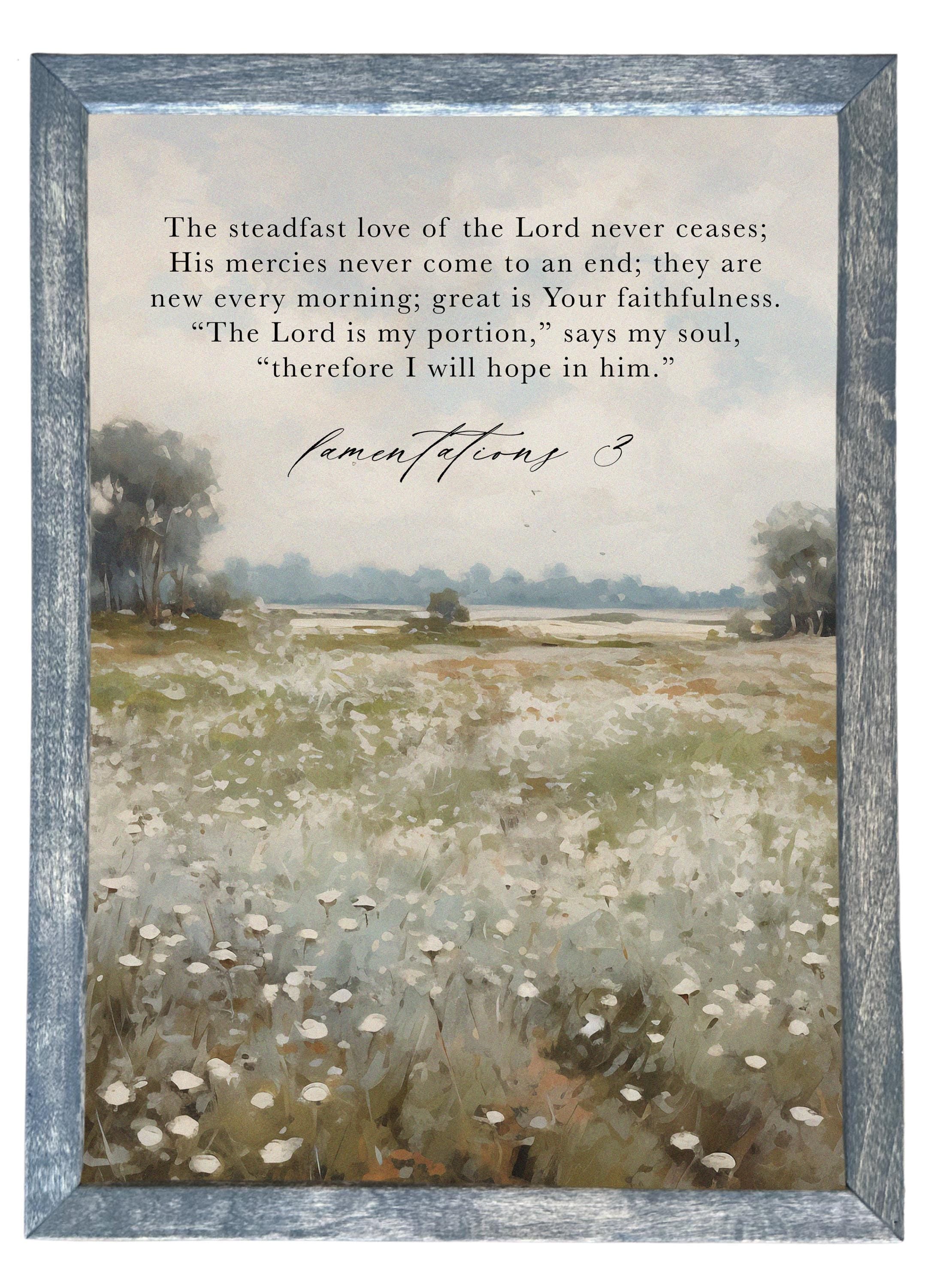 Wooden Frames - Lamentations 3