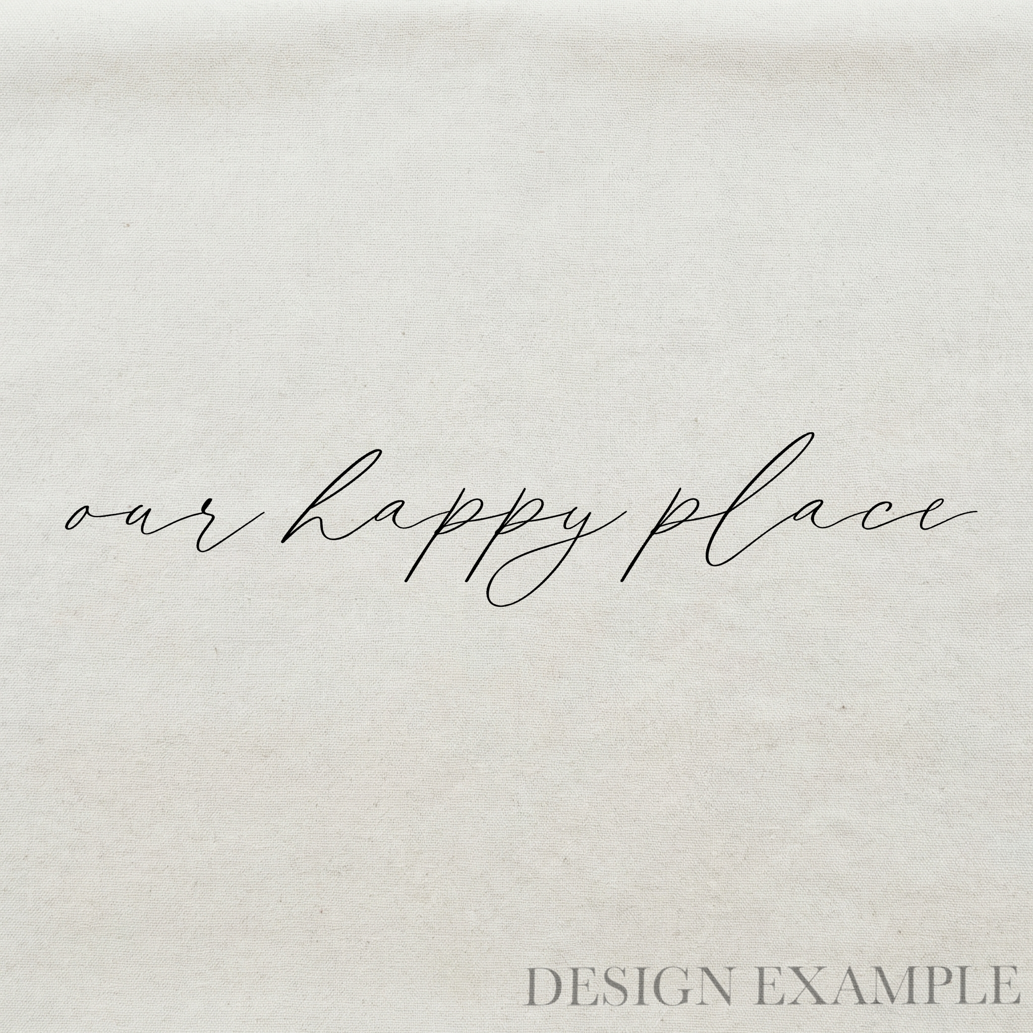 Tea Towel - Our Happy Place