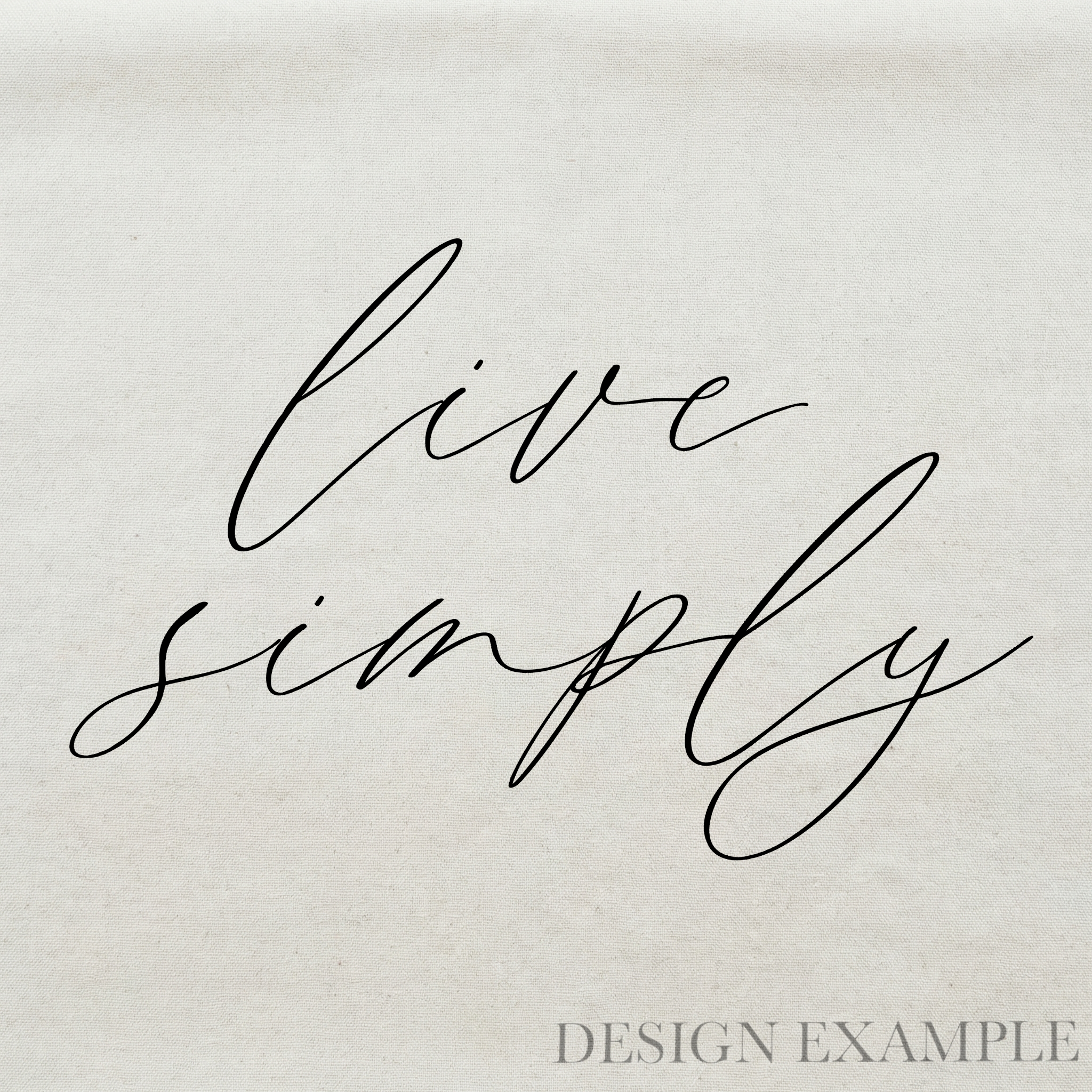 Tea Towel - Live Simply