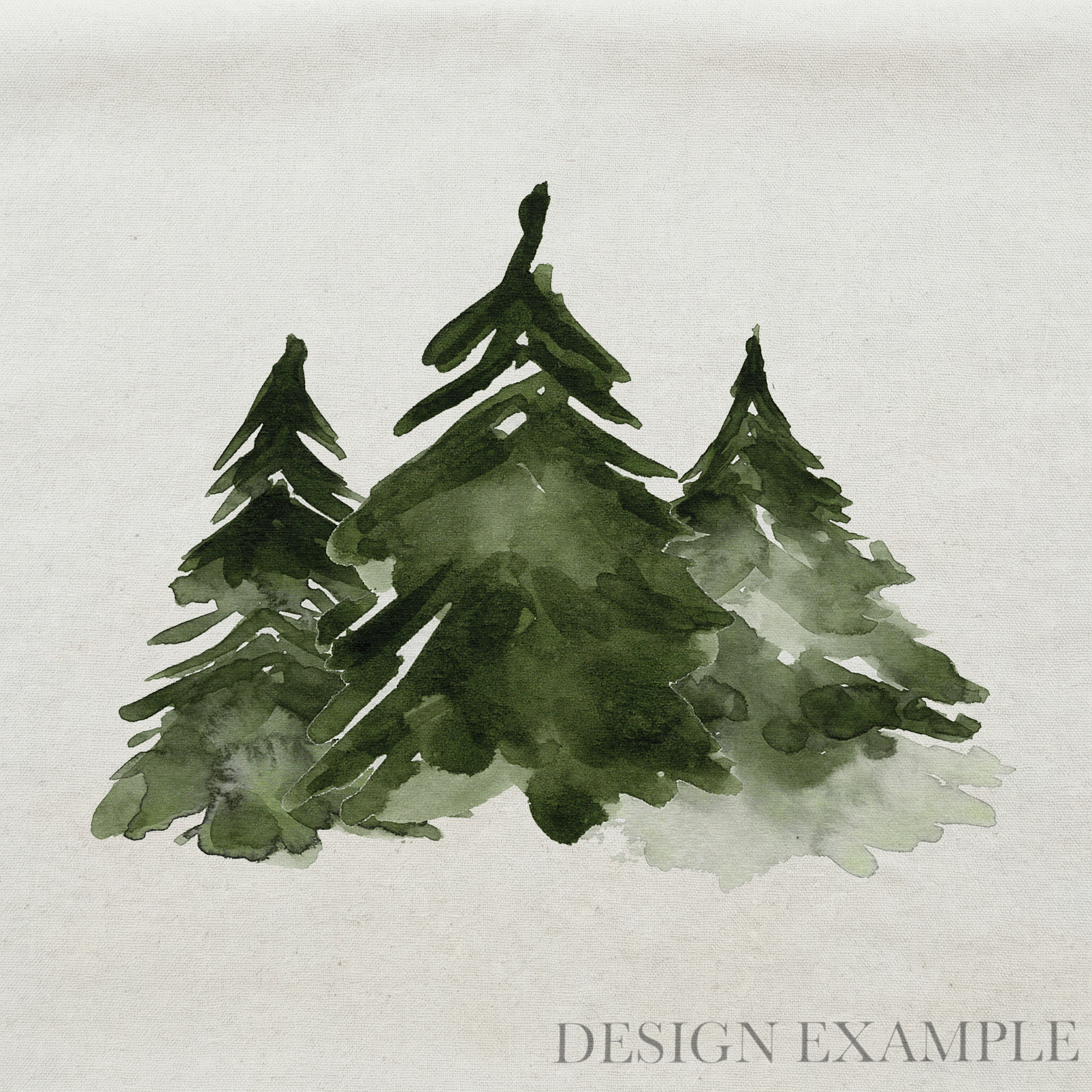 Tea Towel - Trees Trio