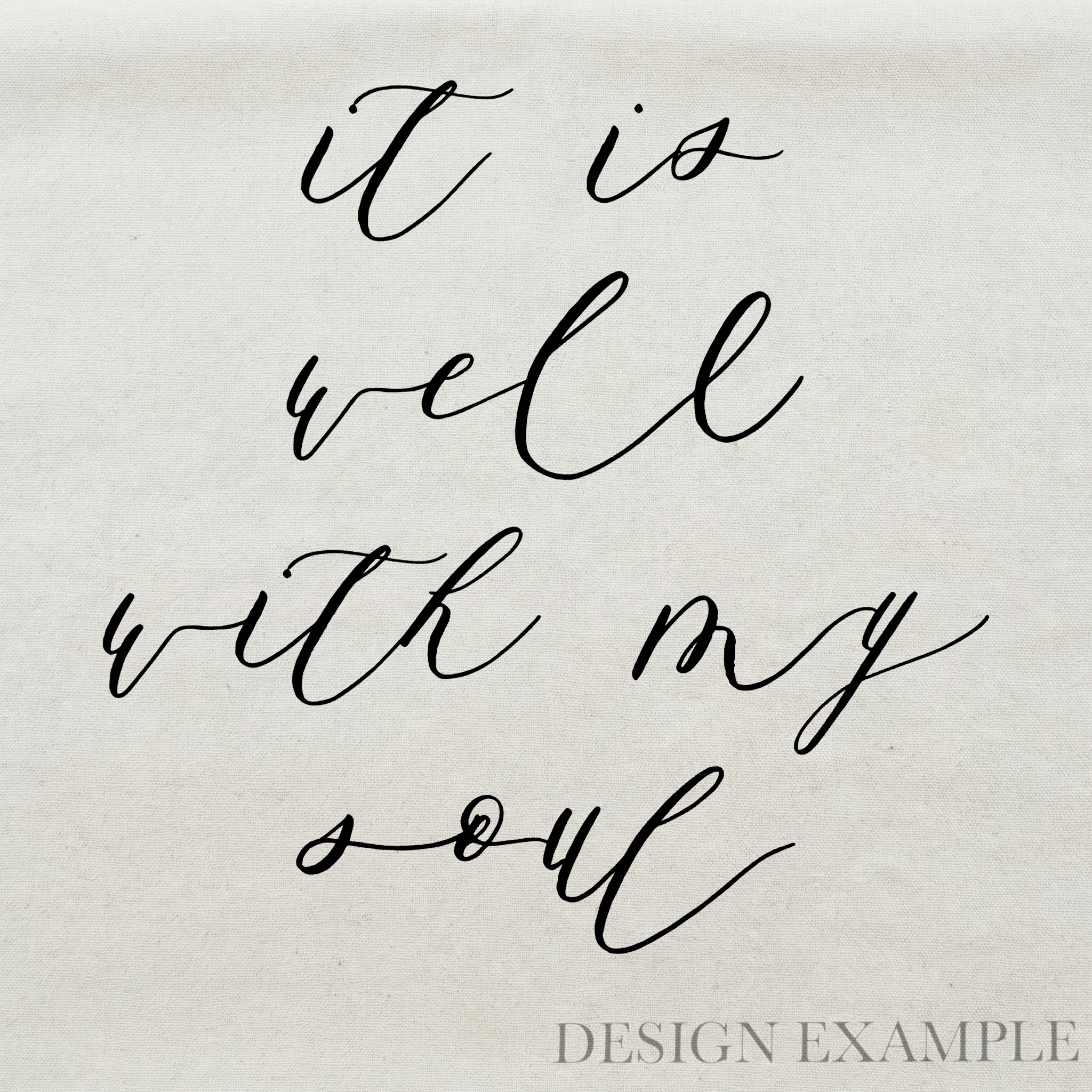 Tea Towel - It Is Well With My Soul
