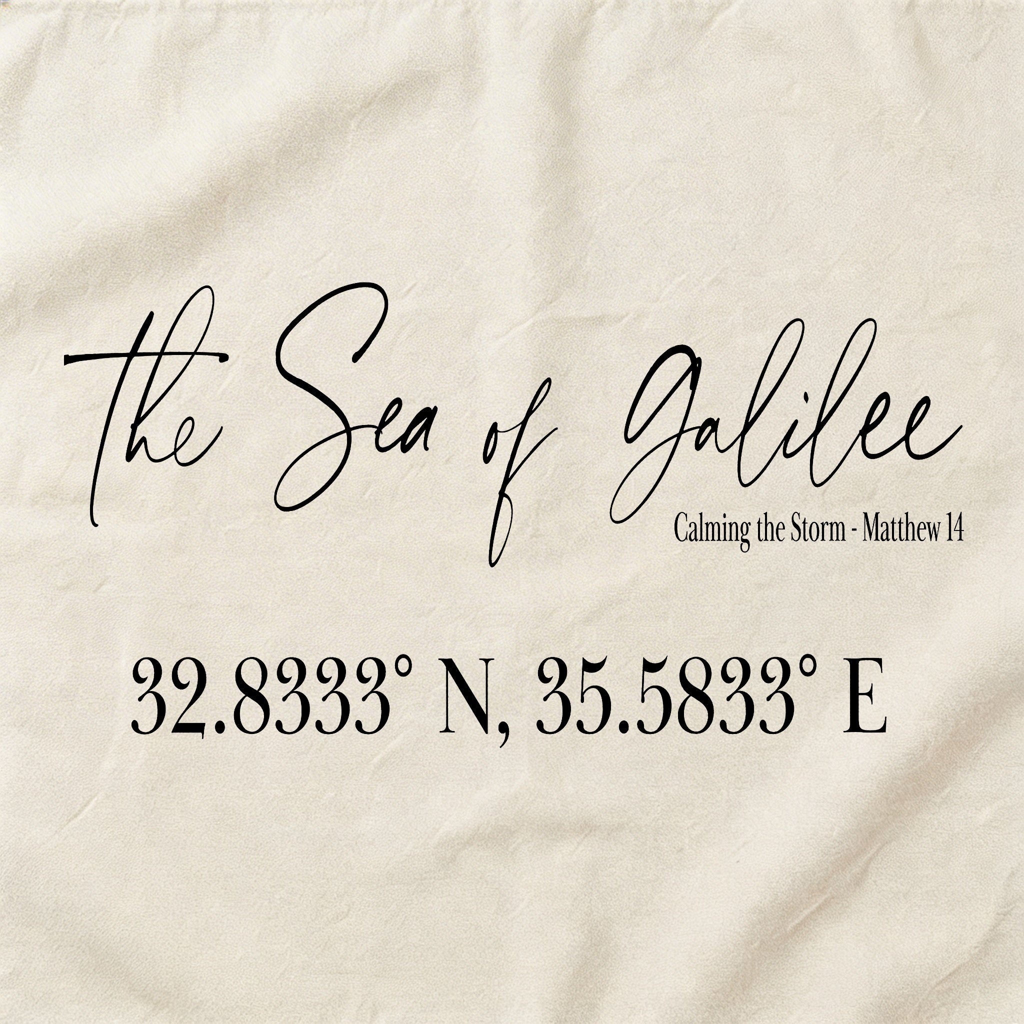 Wall Banner - the Sea of Galilee
