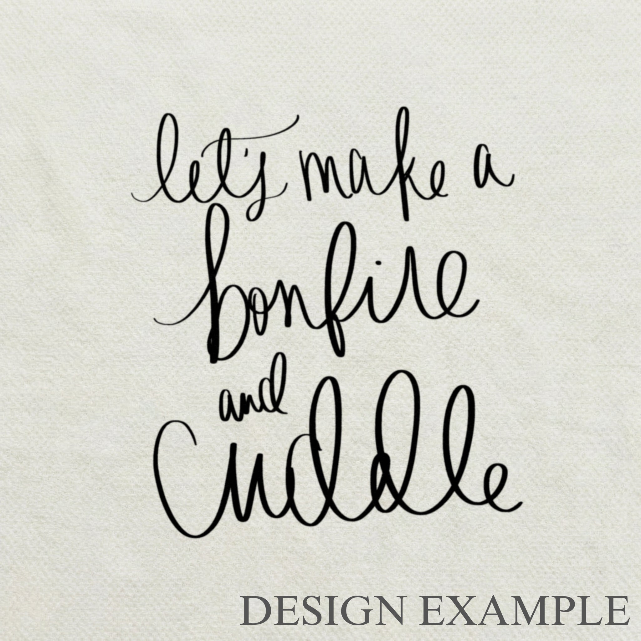 Throw Blankets - Let's make a bonfire and Cuddle