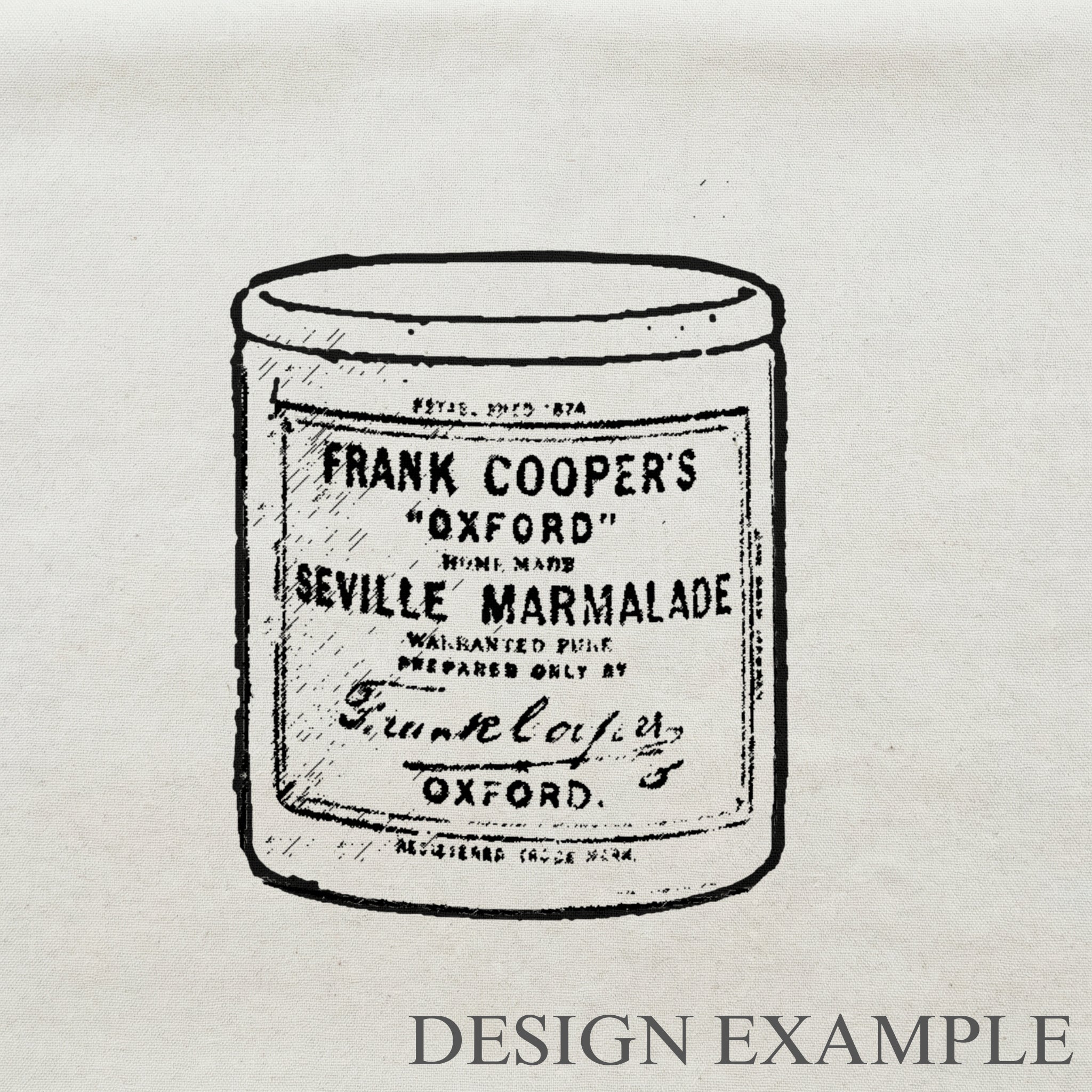 Throw Pillows - Vintage Marmalade Jar