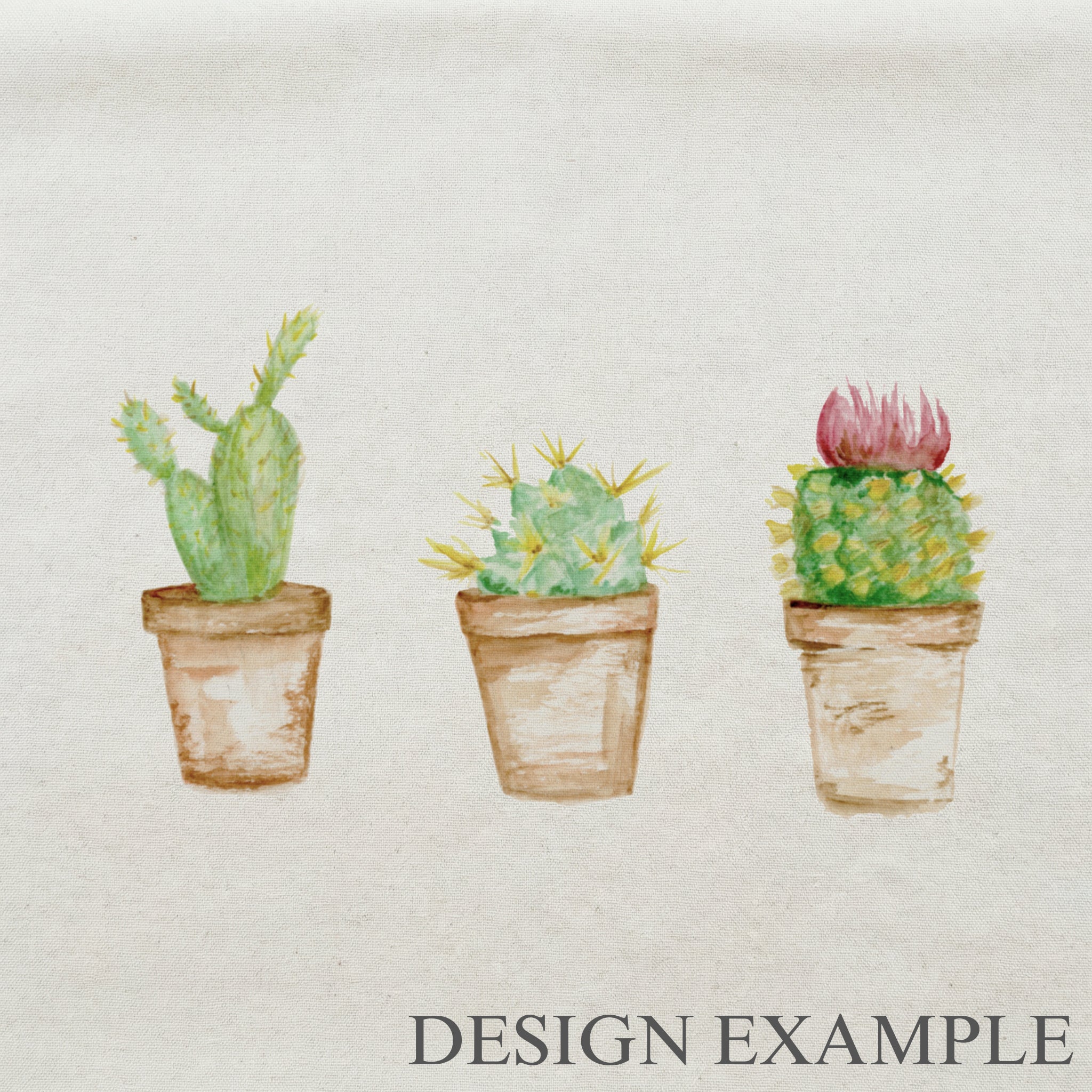 Throw Pillows - Cactus Watercolor