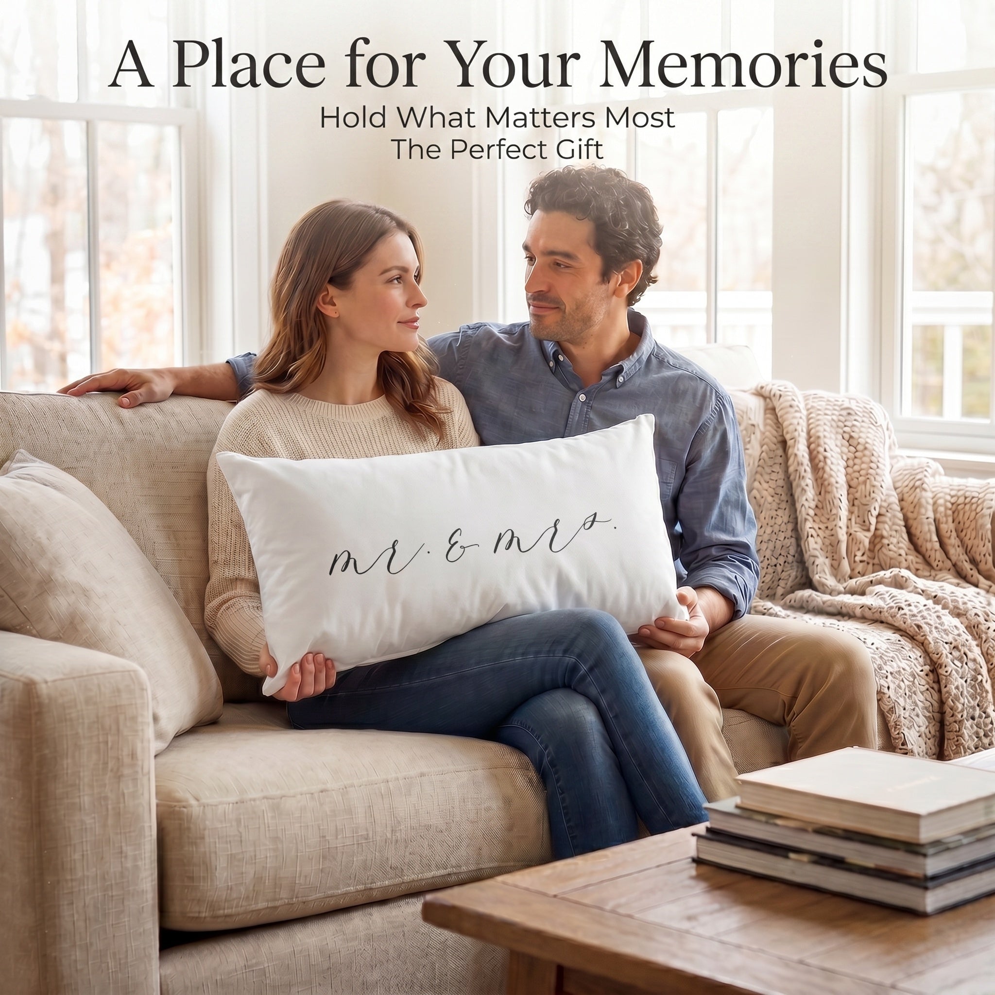 Lumbar Pillows - Mr. & Mrs.