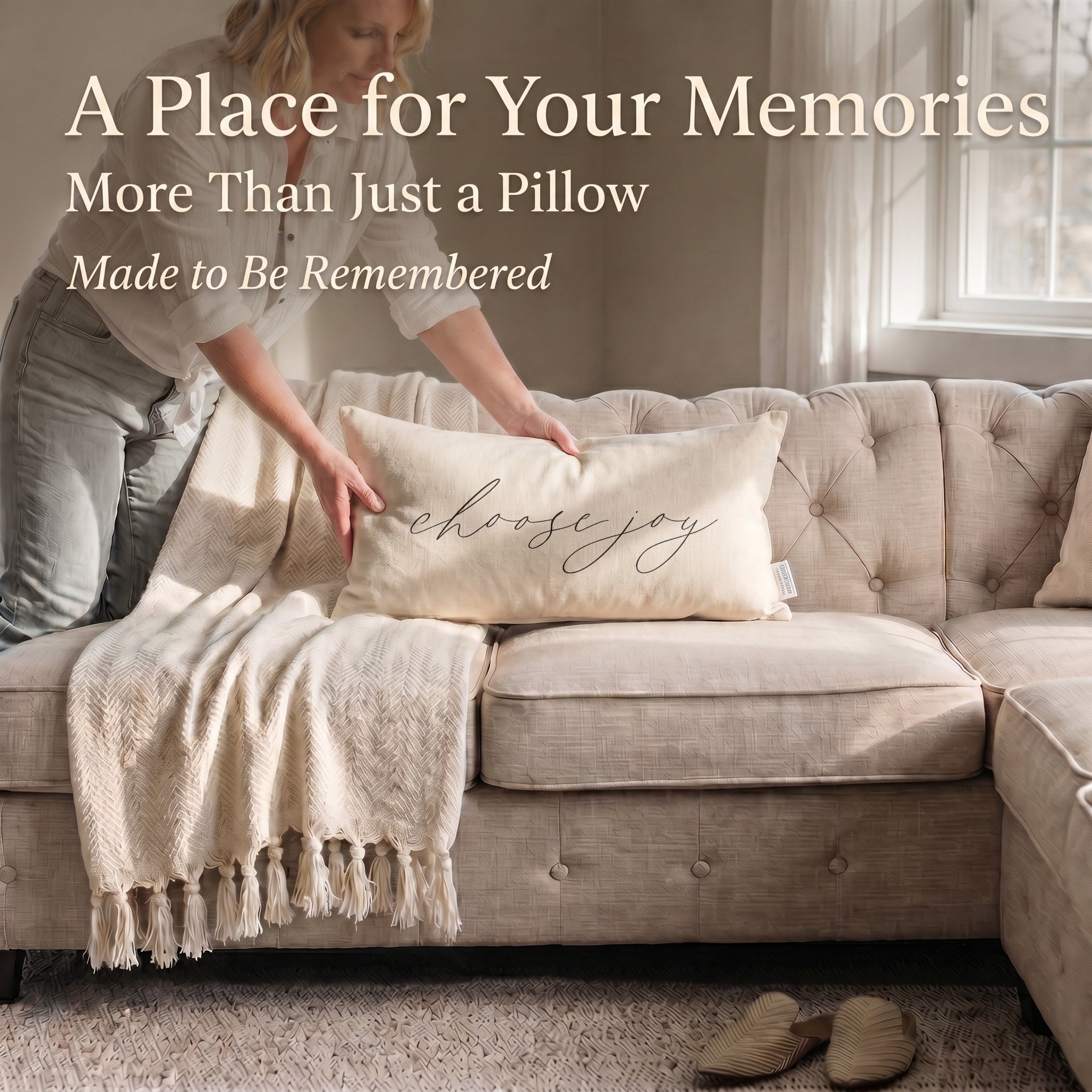 Lumbar Pillows - Choose Joy