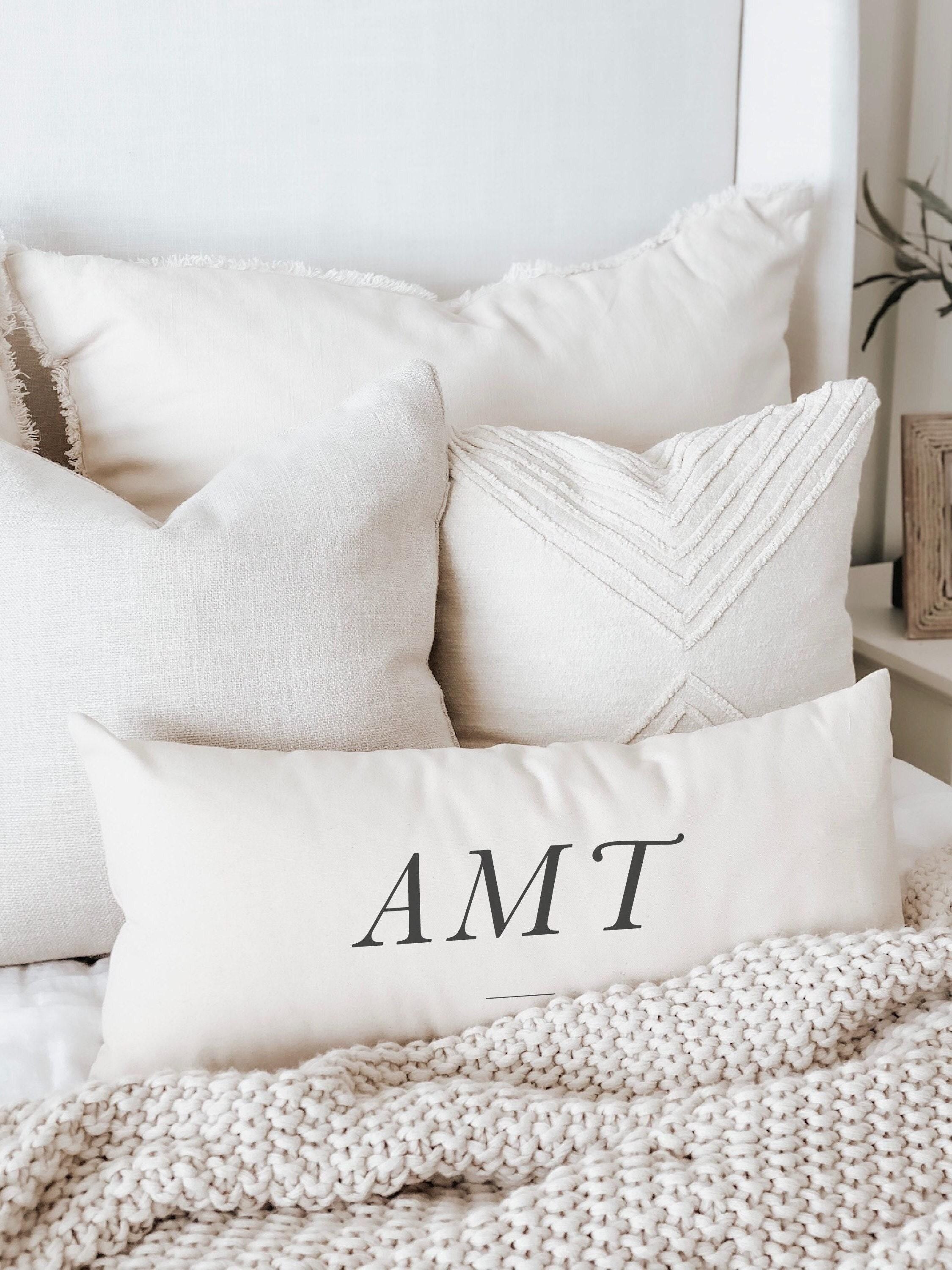 Personalized Lumbar Pillows - Personalized Monogram