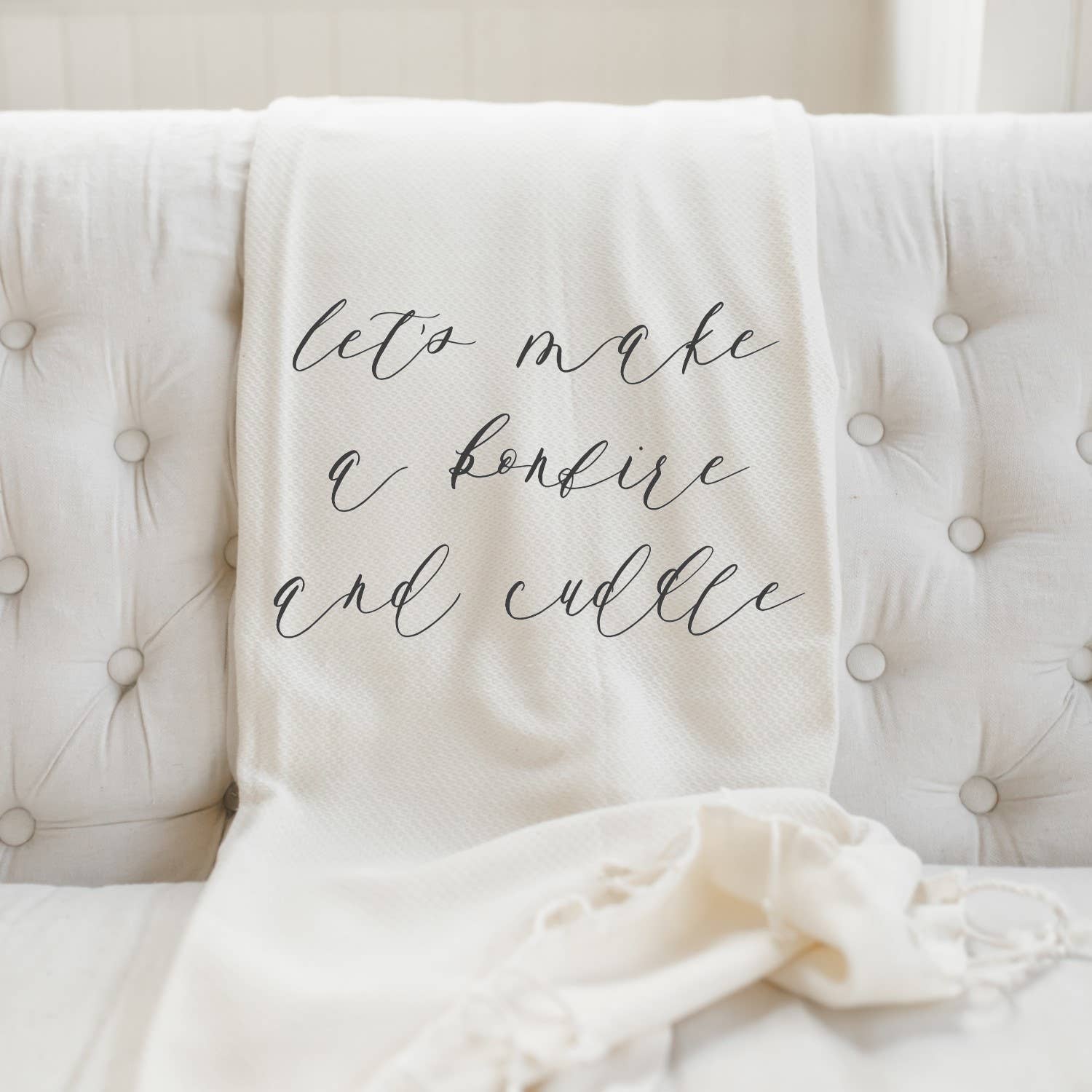 Throw Blankets - Lets Make A Bonfire and Cuddle