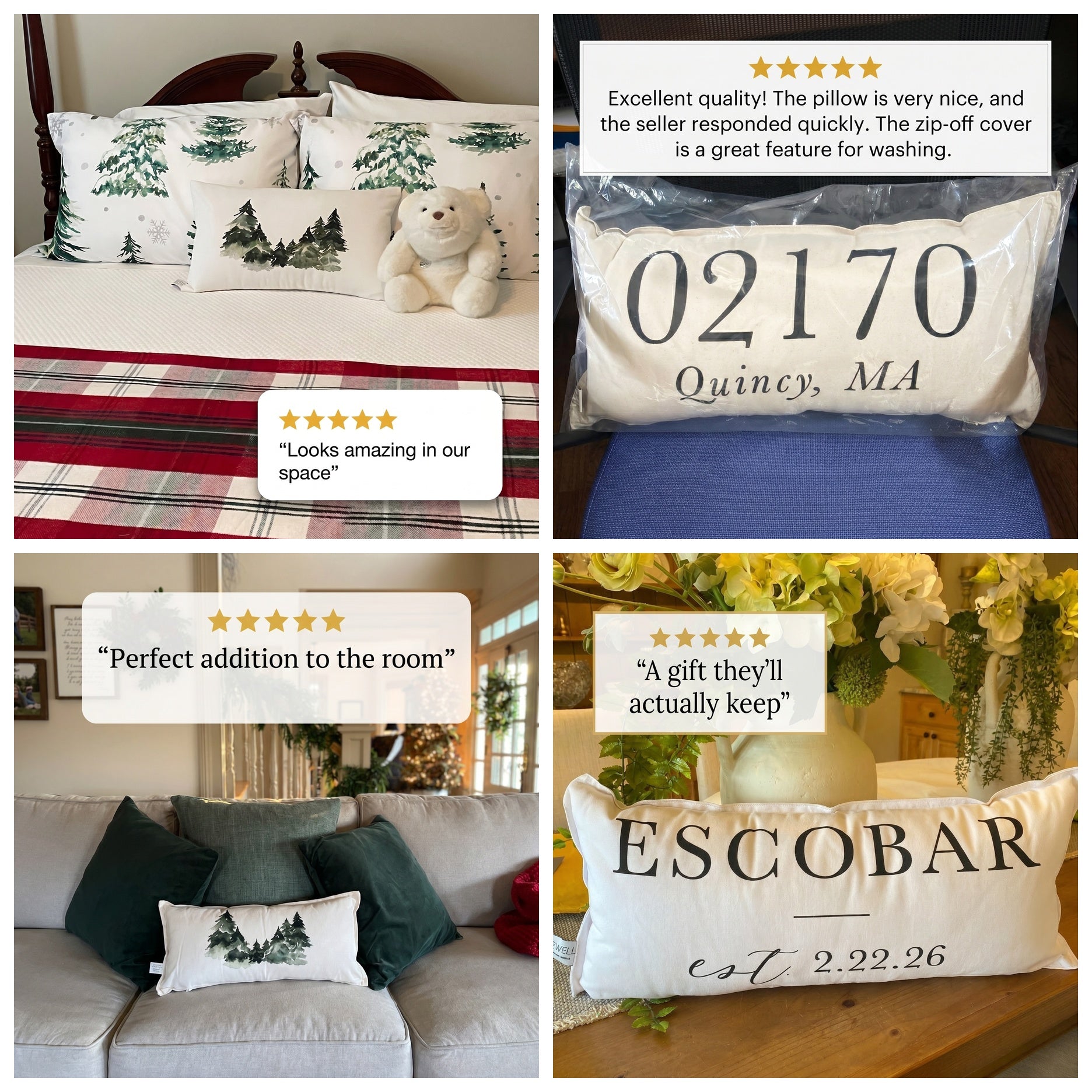 Lumbar Pillows - Floral Truck