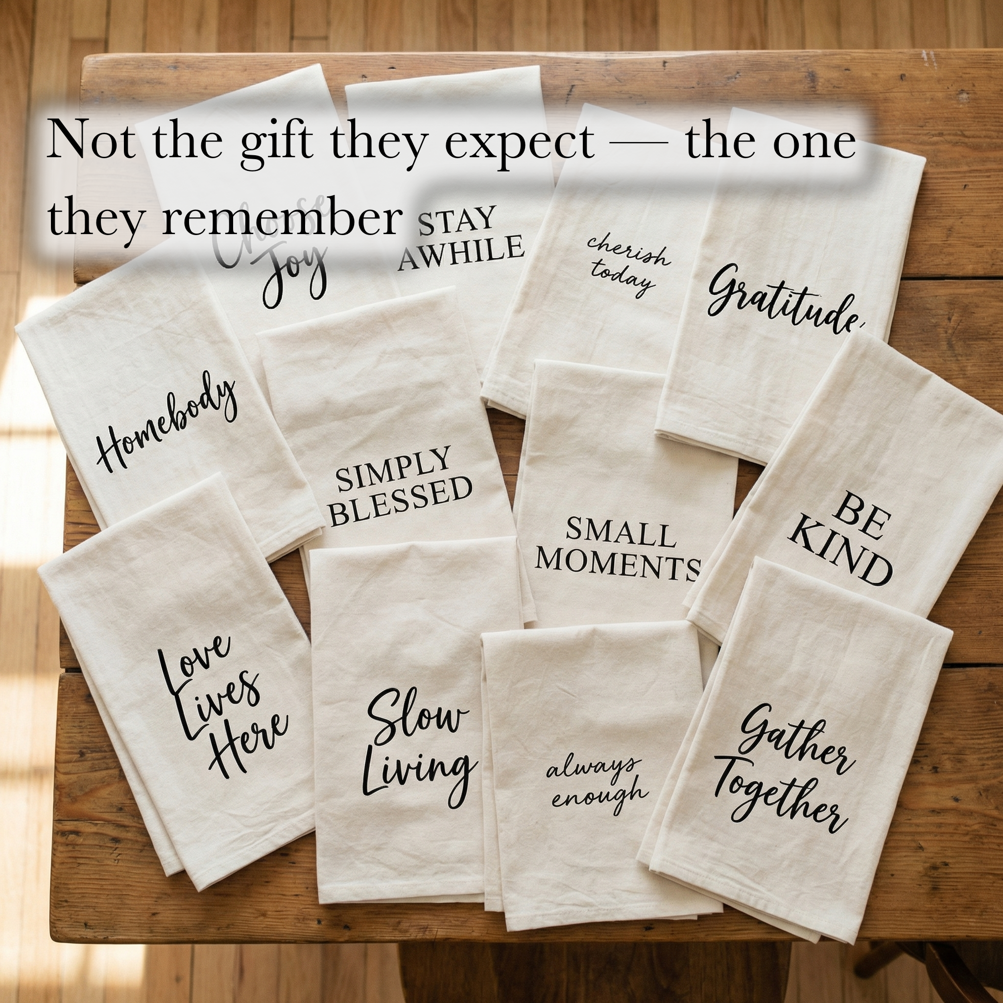 Tea Towel - Grow Wildflower