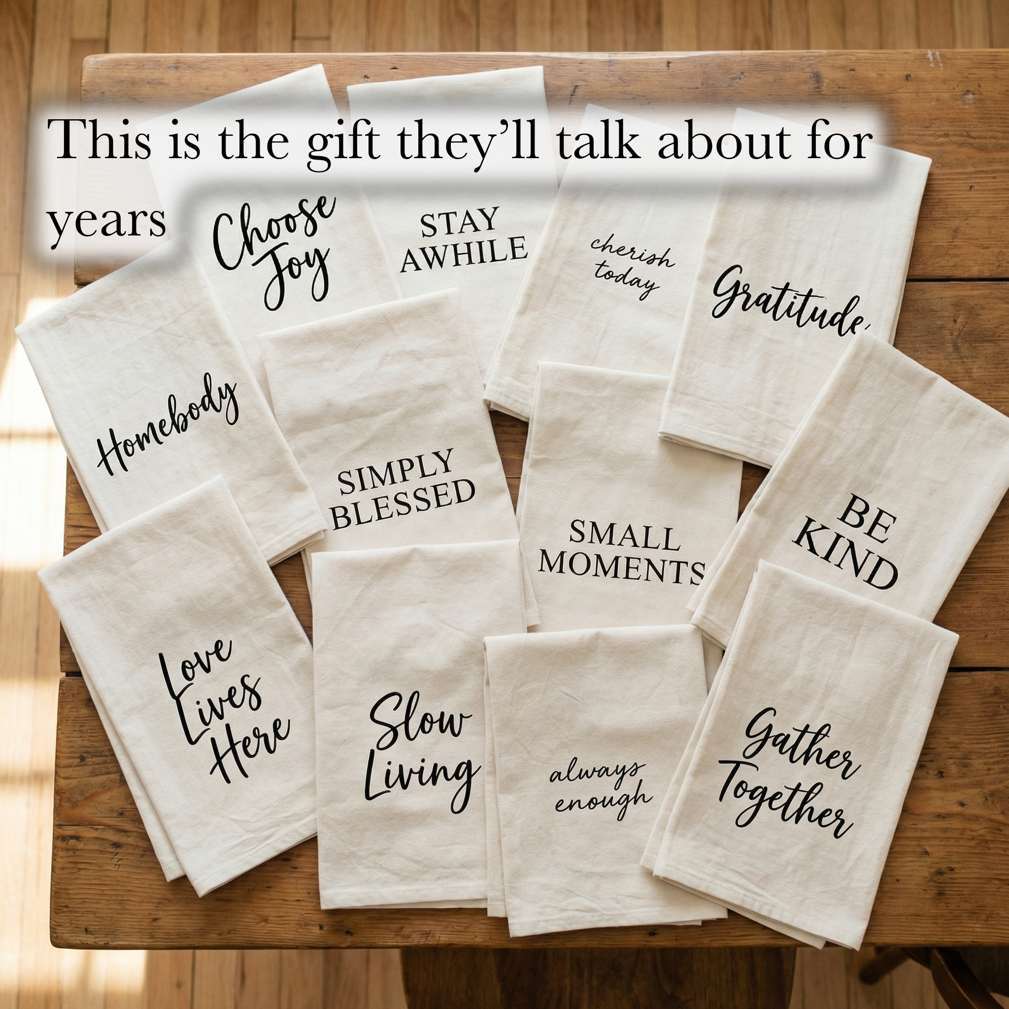 Tea Towel - Love is Patient & Kind