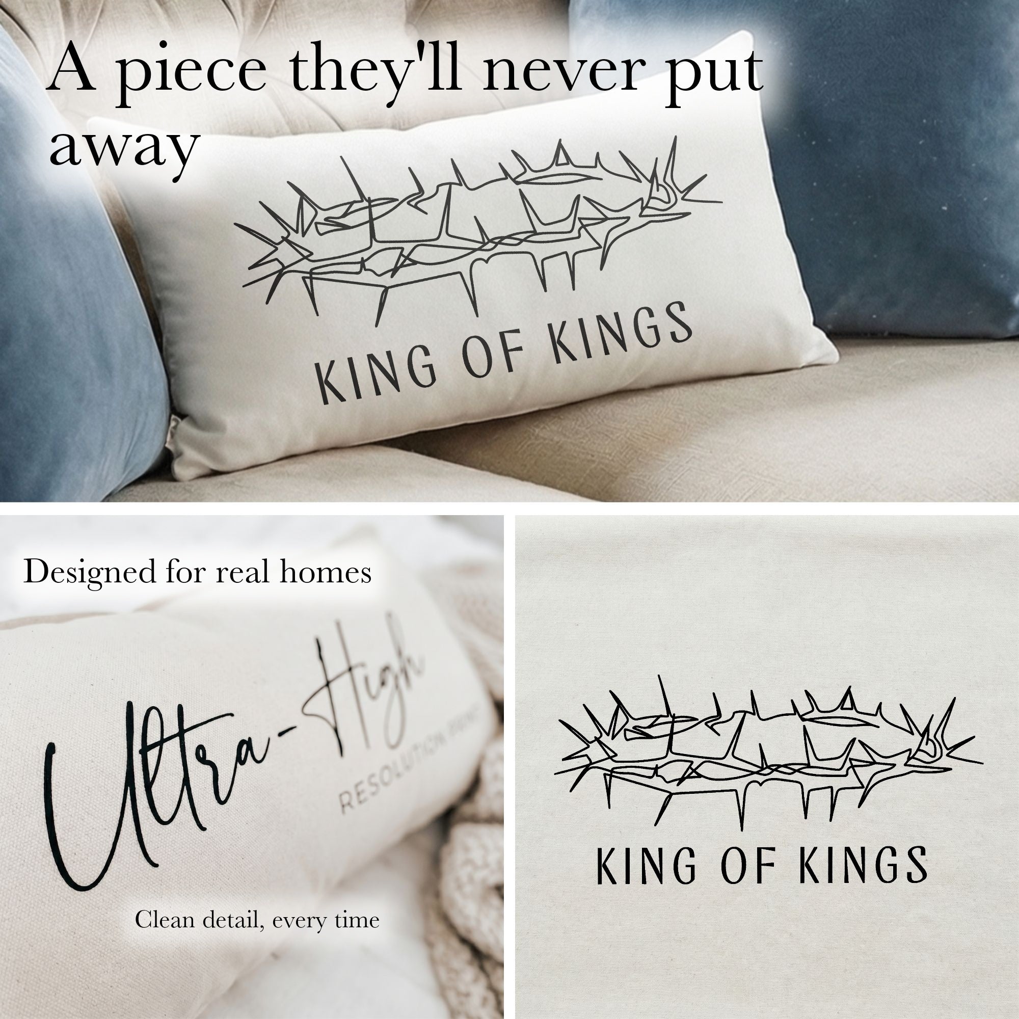 Lumbar Pillows - King of Kings