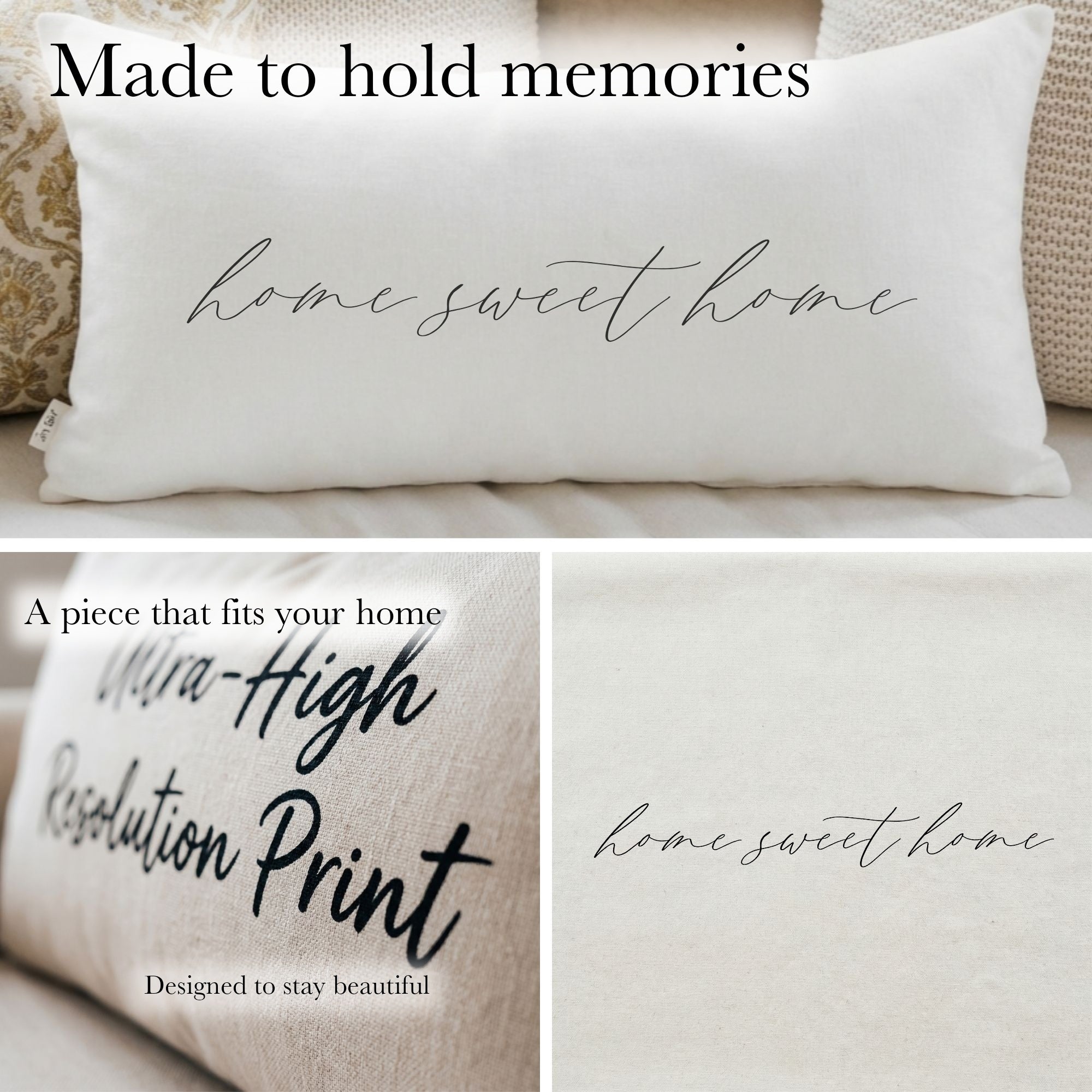 Lumbar Pillows - Home Sweet Home