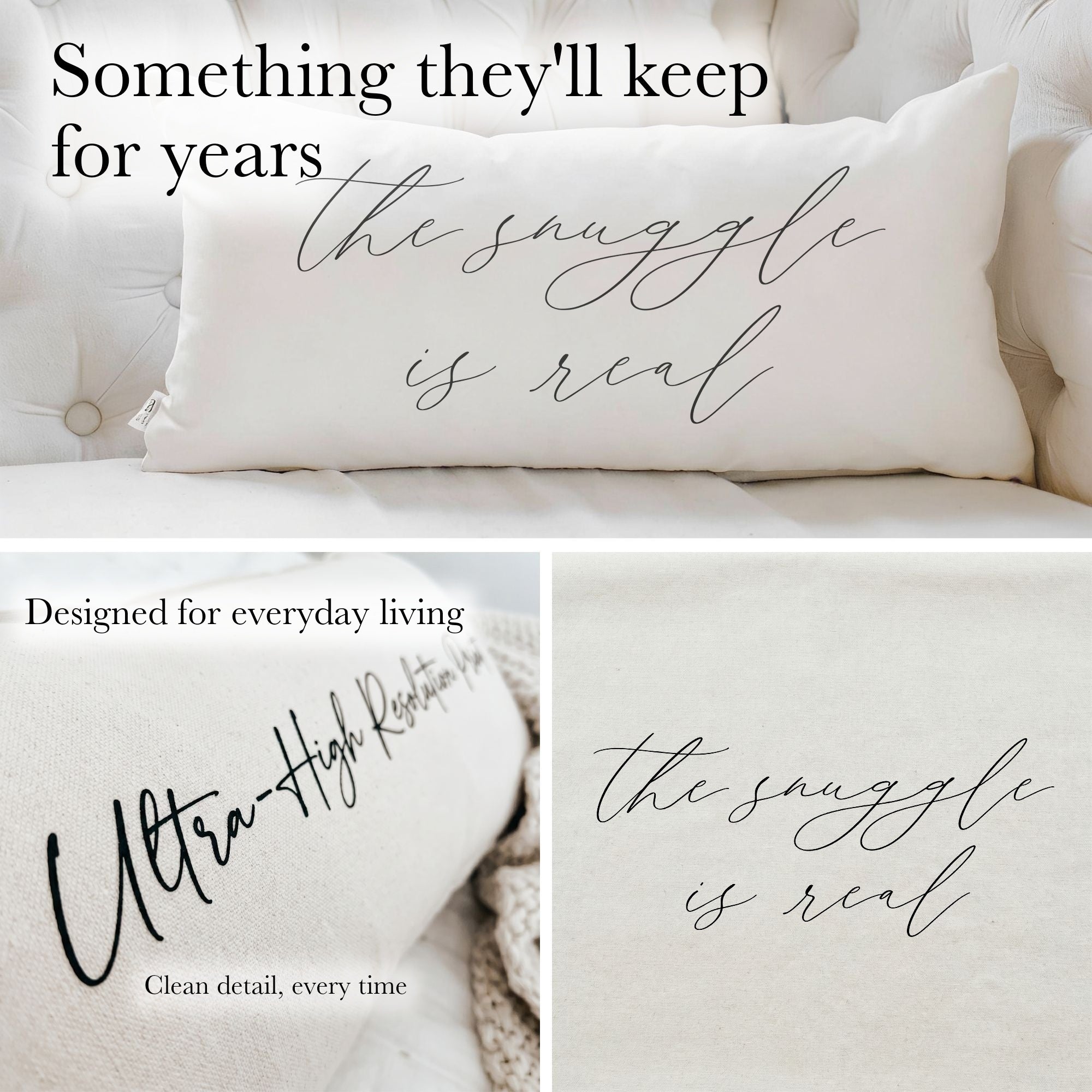 Lumbar Pillows - The Snuggle is Real