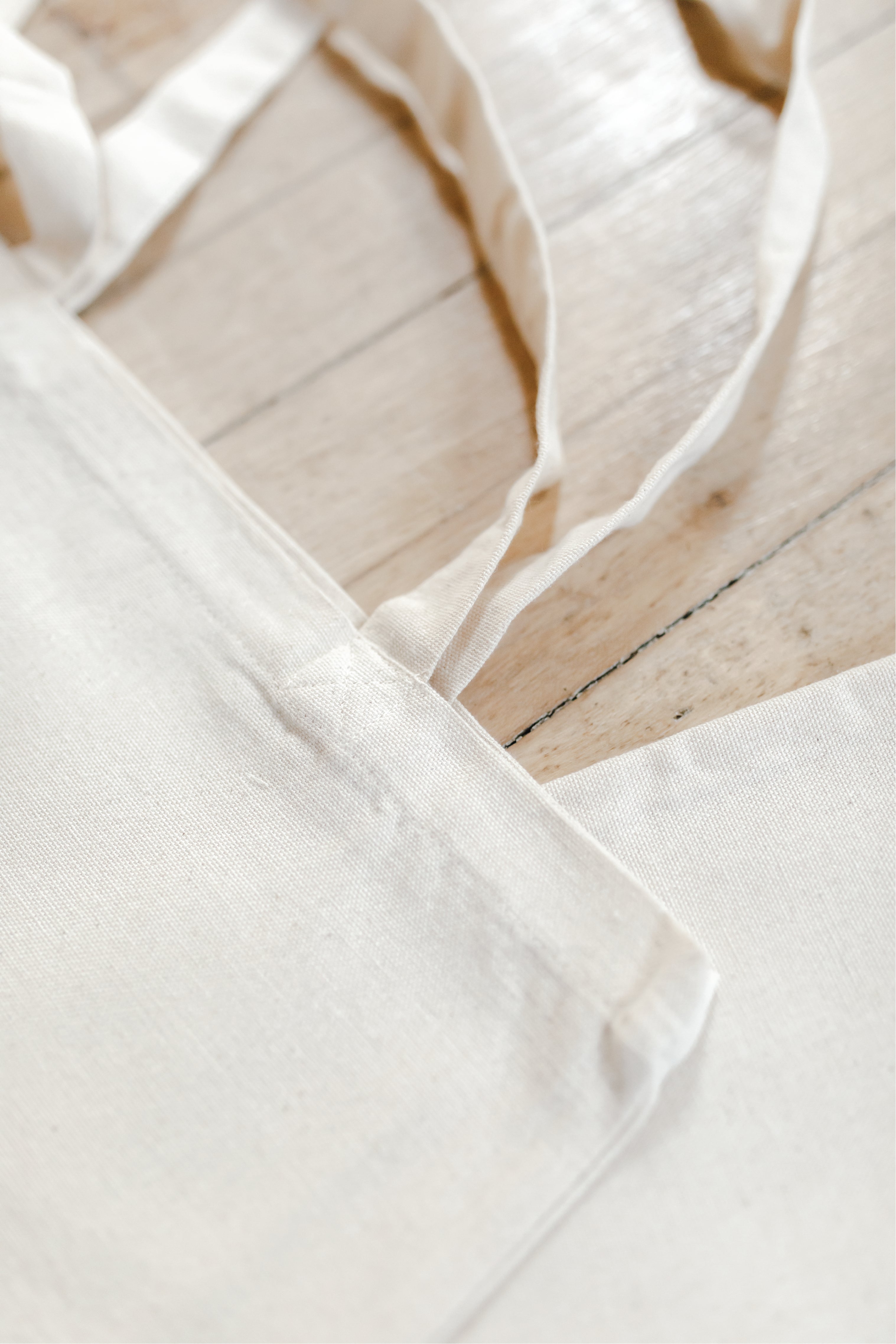 Tote Bags - FruitsVeggies Black + White