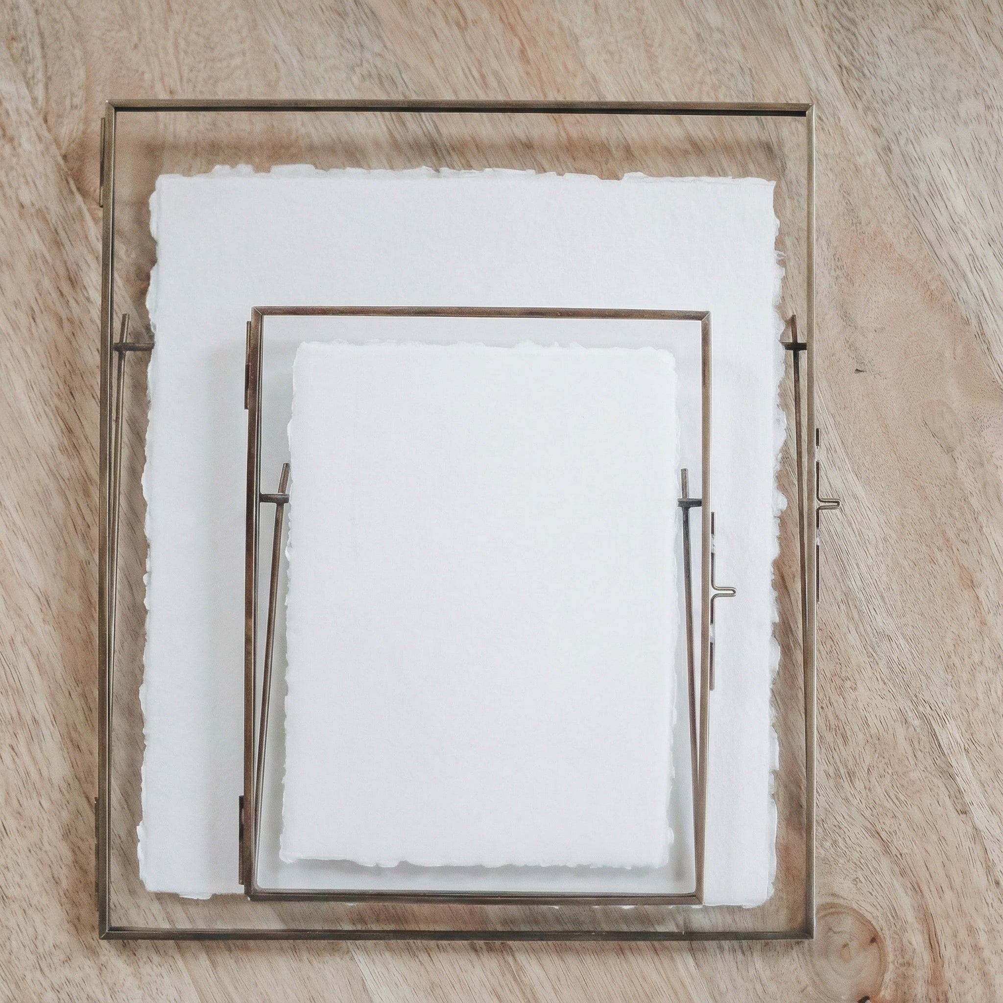 Glass Table Frames & Cards - A Great Pear