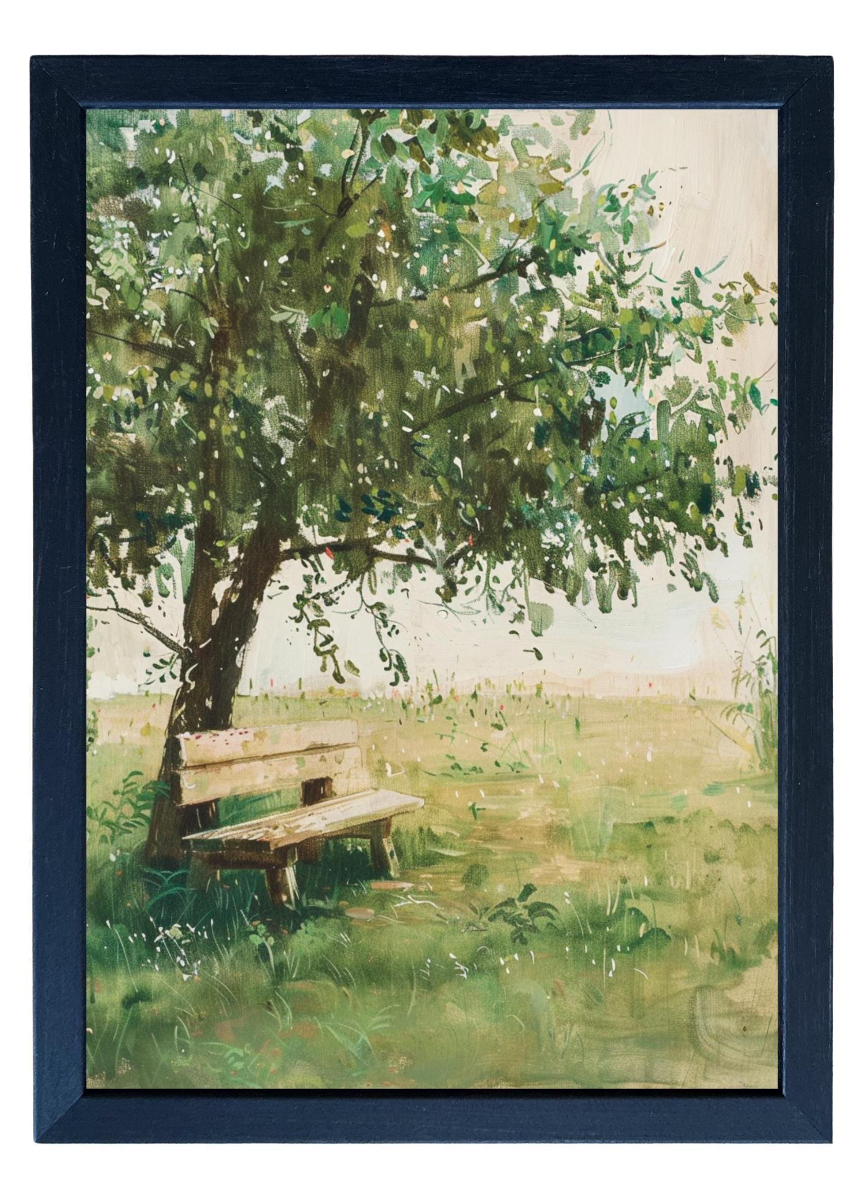 Wooden Frames - Shaded Bench