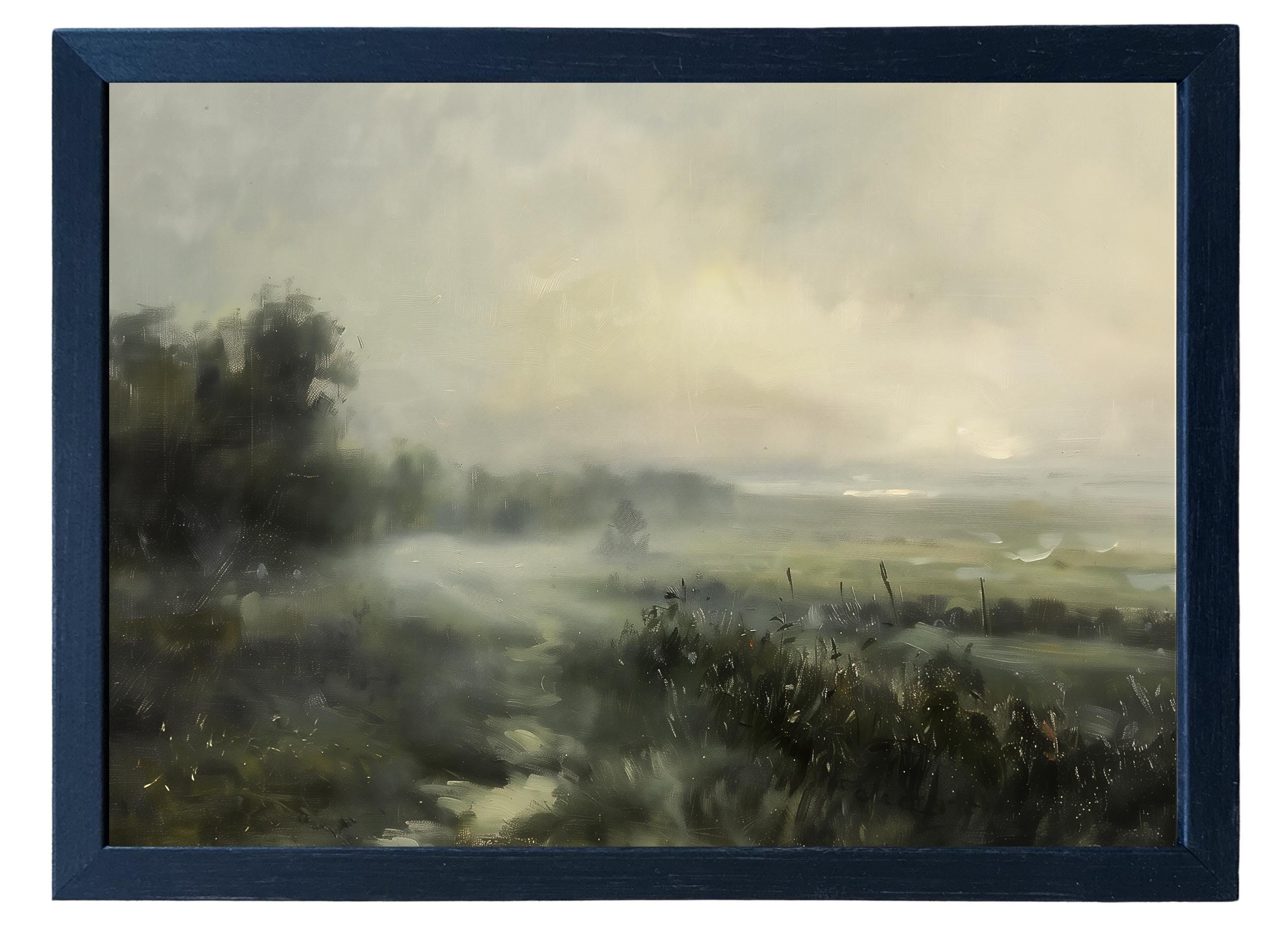 Wooden Frames - Cool Toned Haze