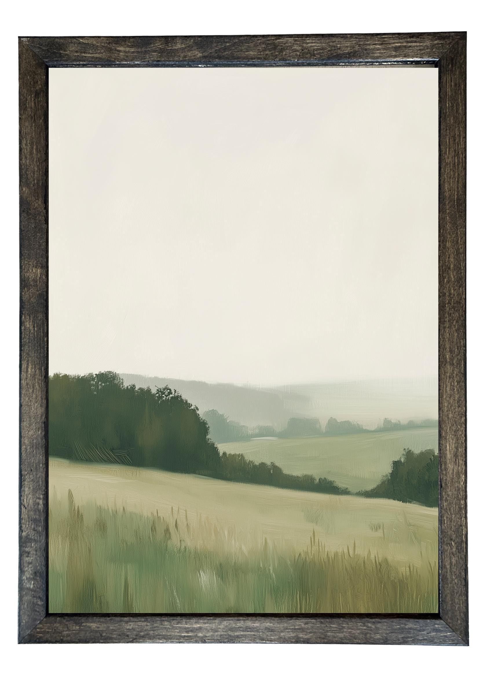 Wooden Frames - Hillside Pastures