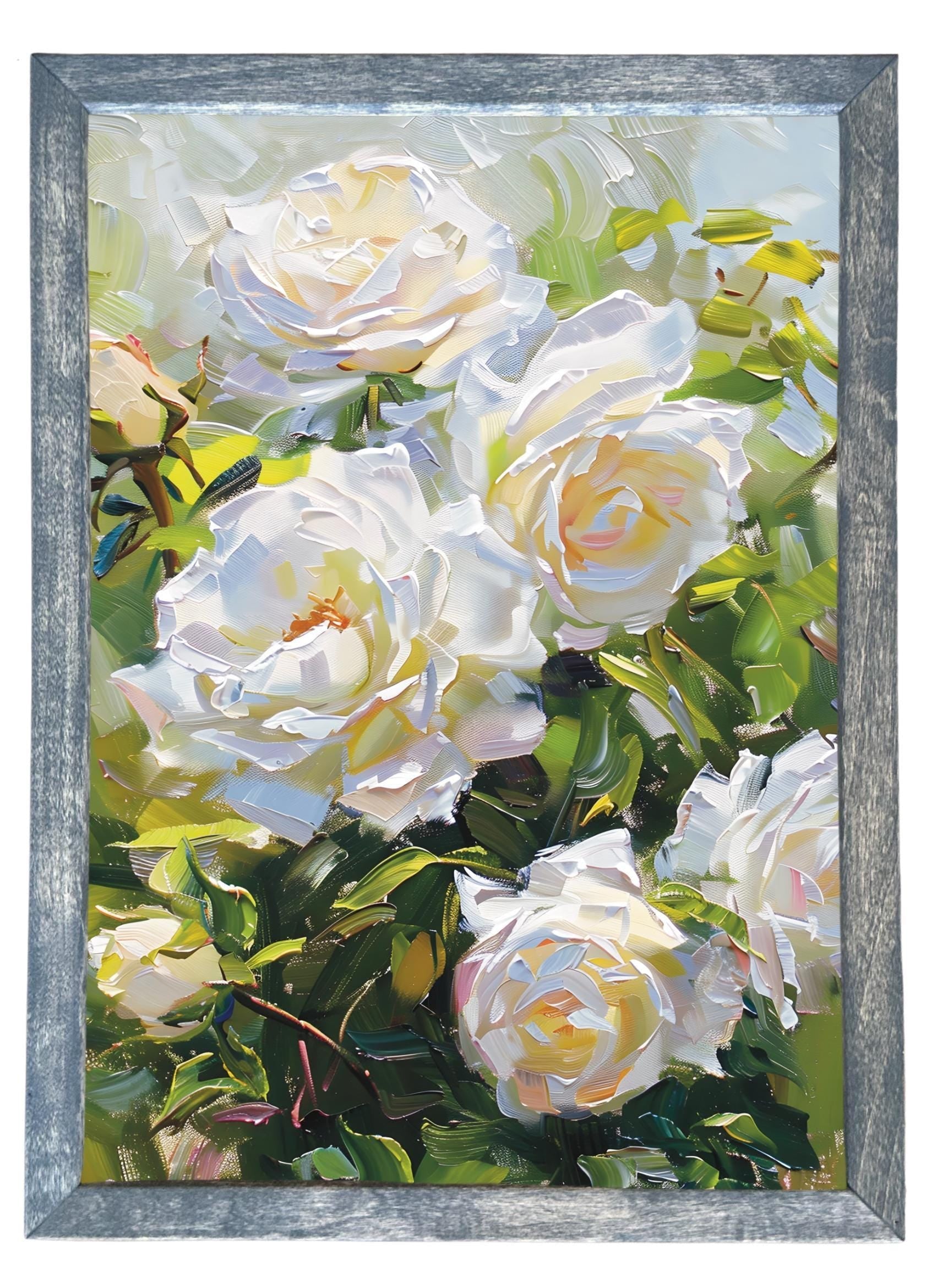 Wooden Frames - Rose Bush