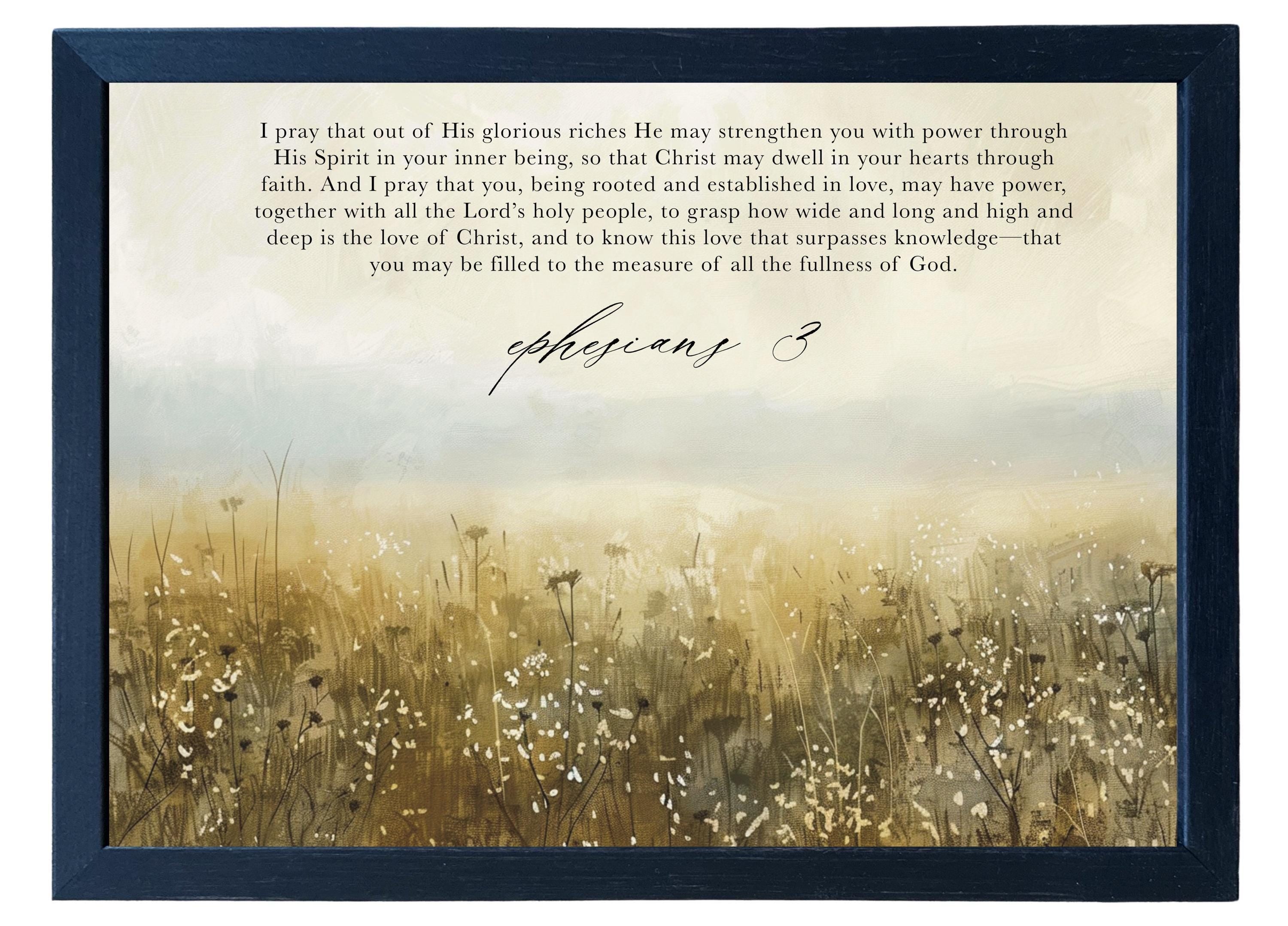 Wooden Frames - Ephesians 3