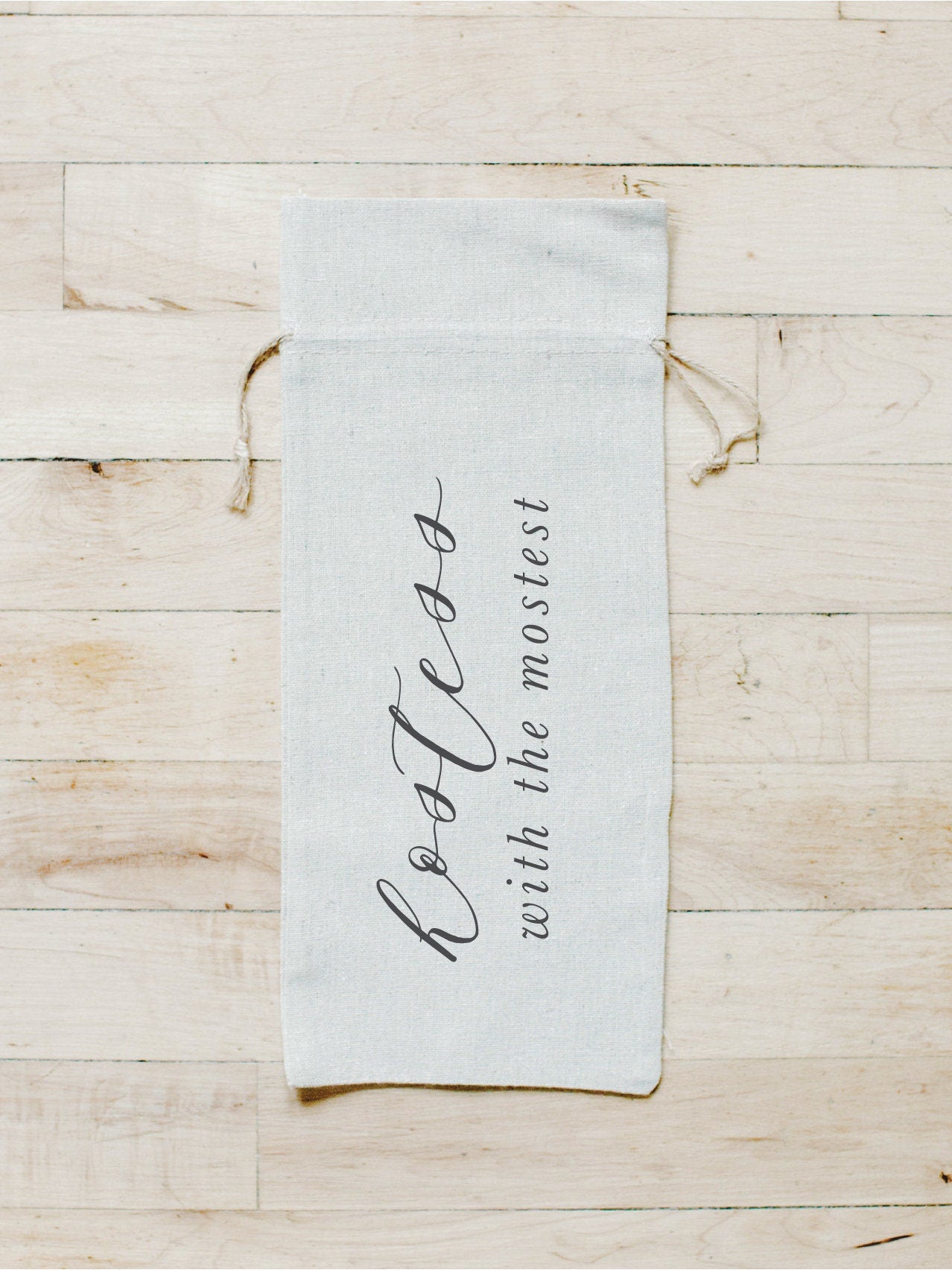 Wine Bags - Hostess Calligraphy