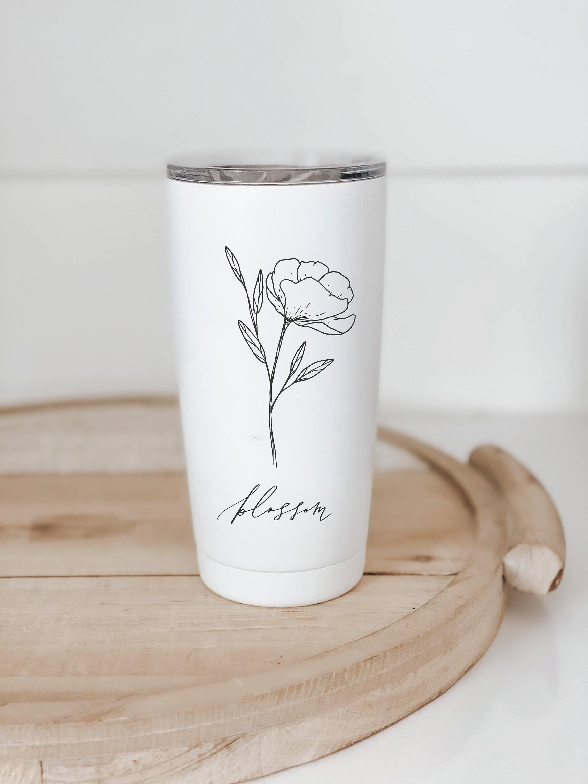 Travel Mugs - Wildflower Design