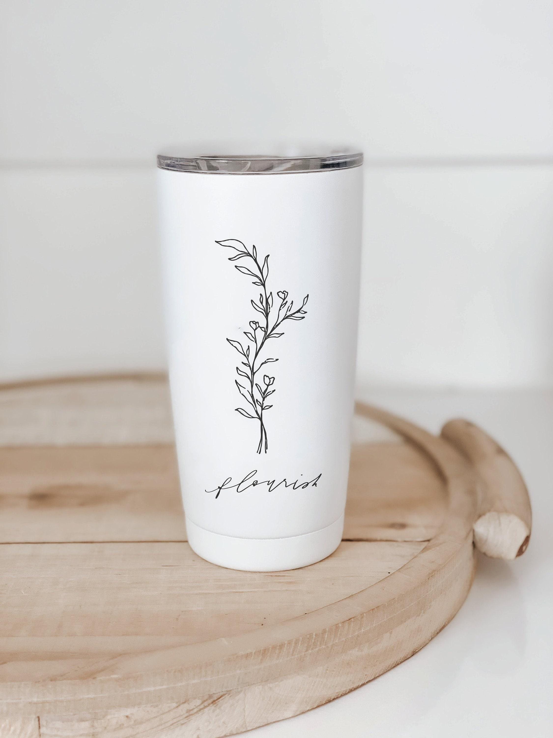 Travel Mugs - Wildflower Design