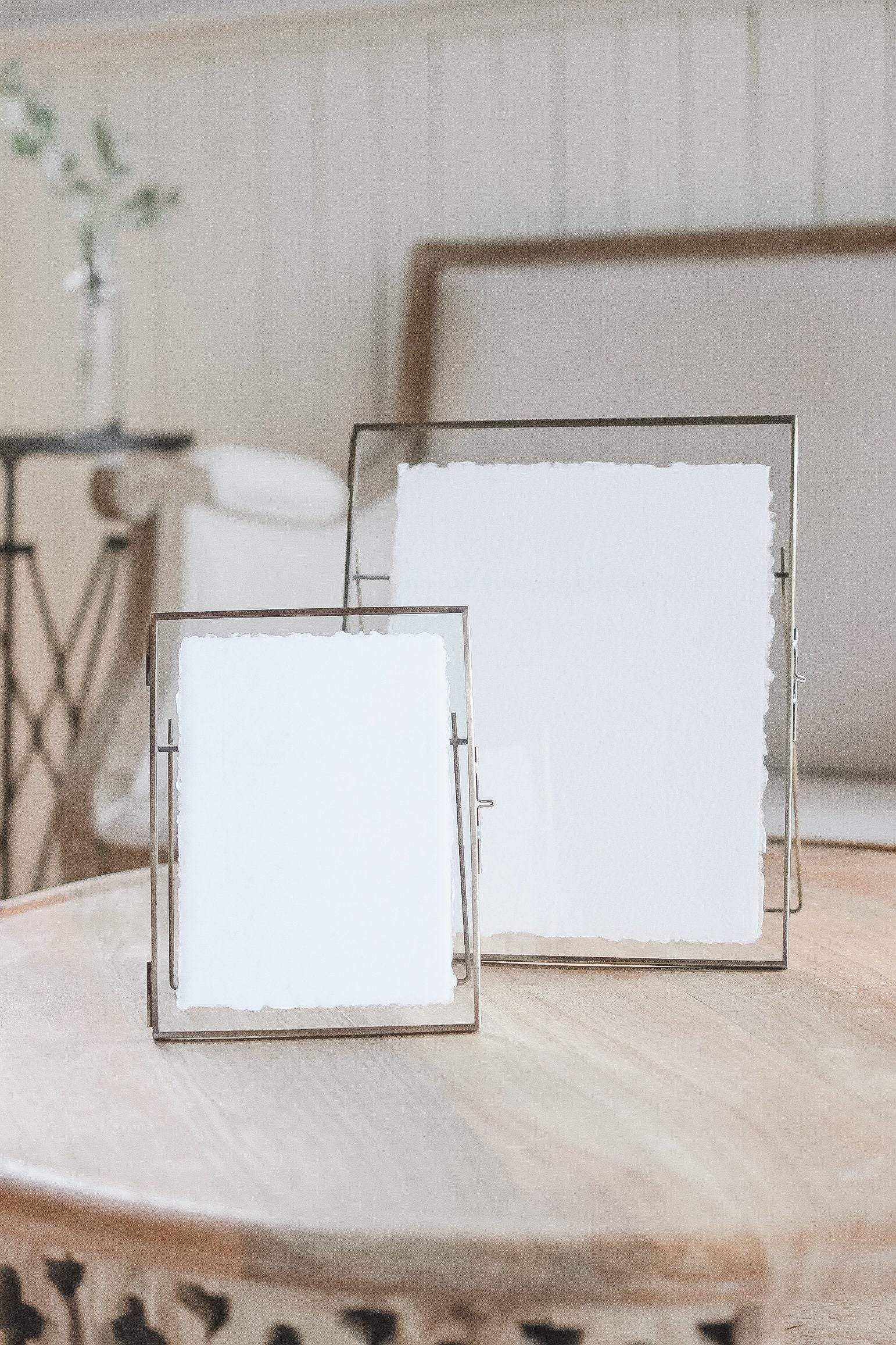 Custom Glass Table Frames & Cards - Custom Design
