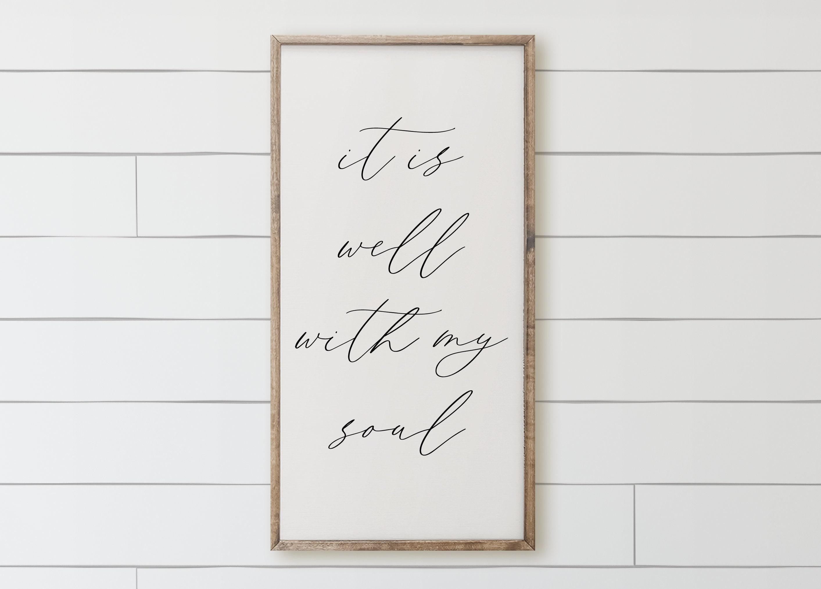 Wooden Frames - It Is Well With My Soul