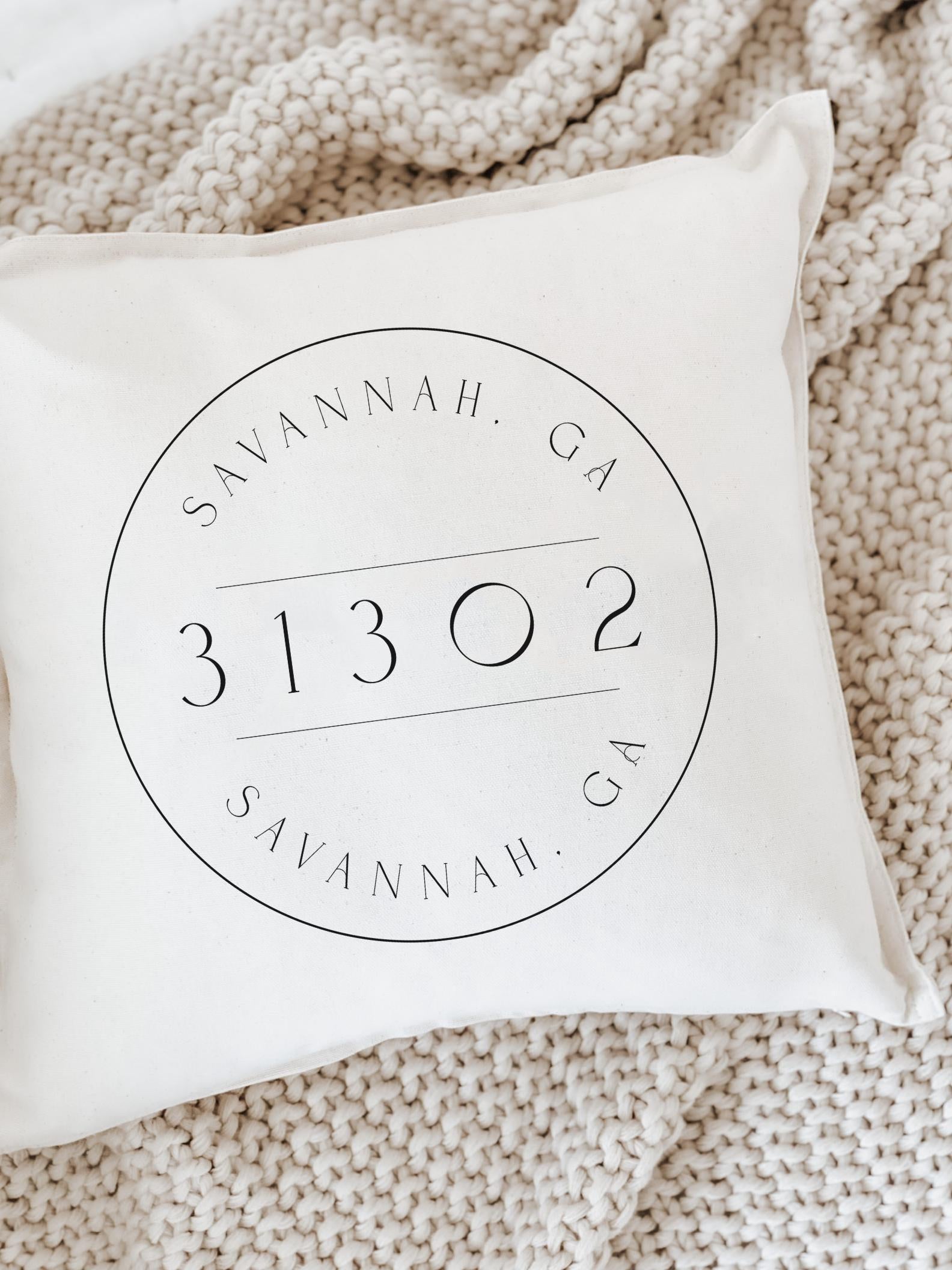 Personalized Throw Pillows - Personalized Postage Stamp