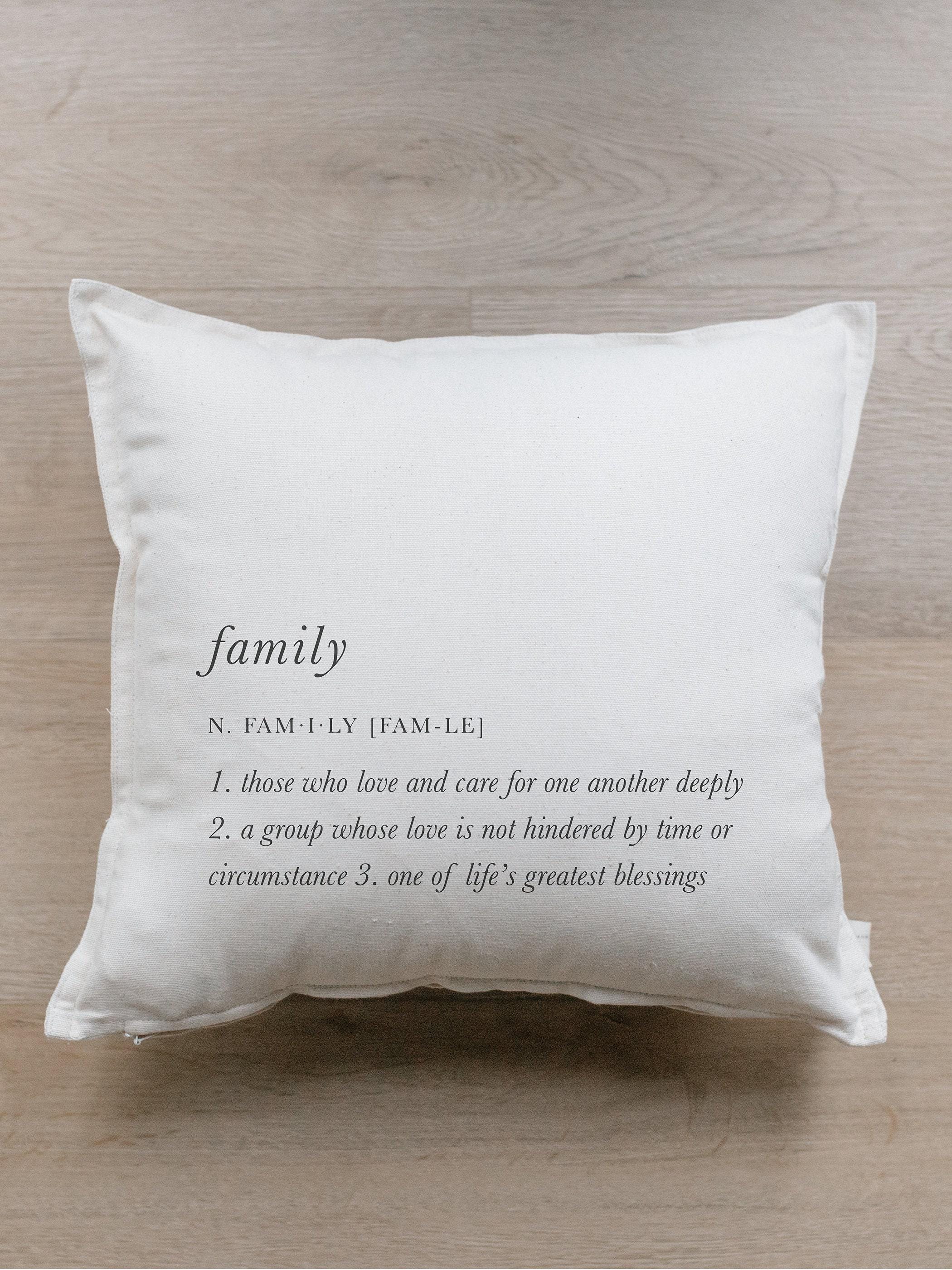 Throw Pillows - Family Definition