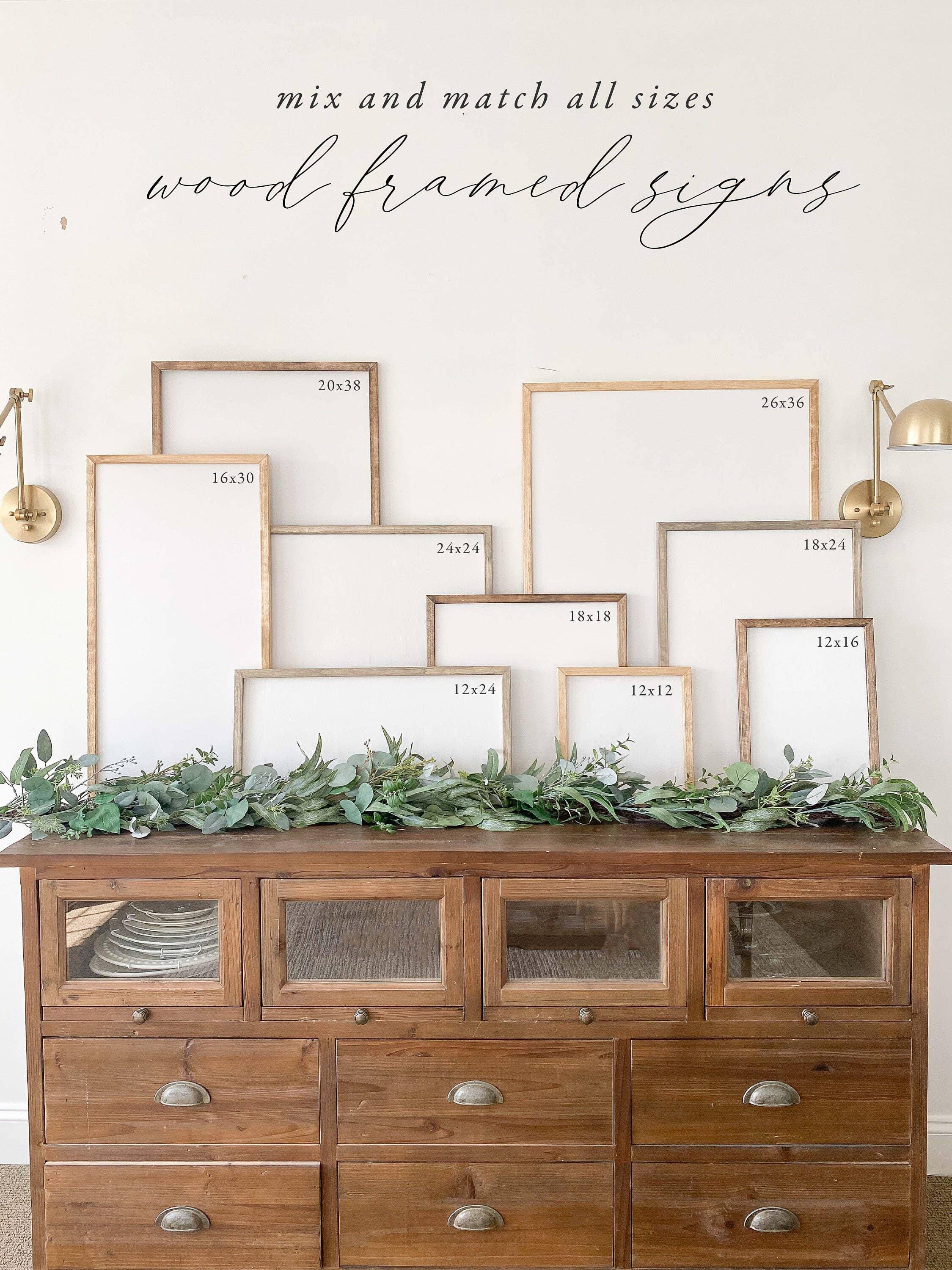 Wooden Frames - Good Things Grow Here