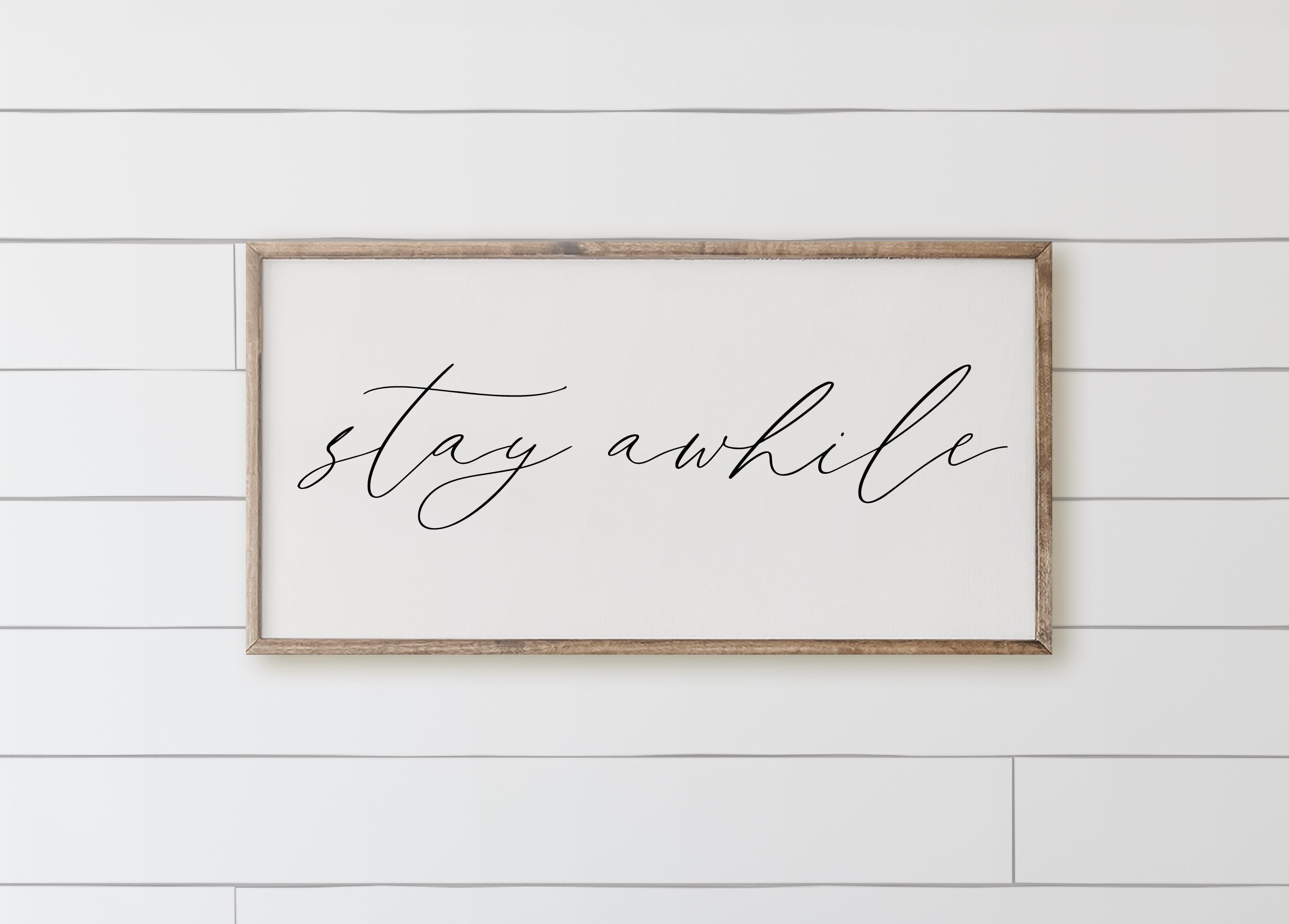 Wooden Frames - Stay Awhile