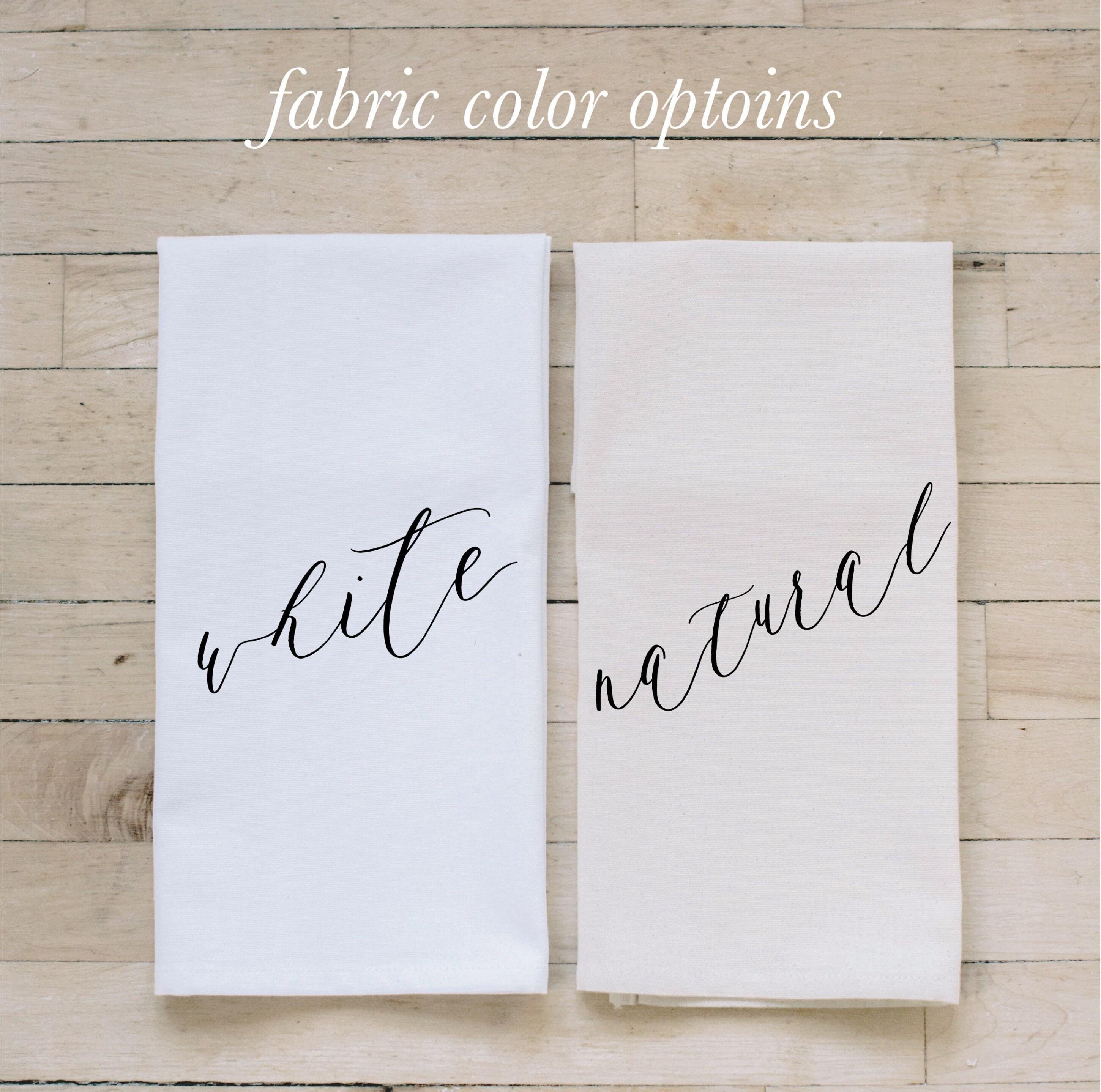 Personalized Tea Towel - Personalized Two Initials and Date