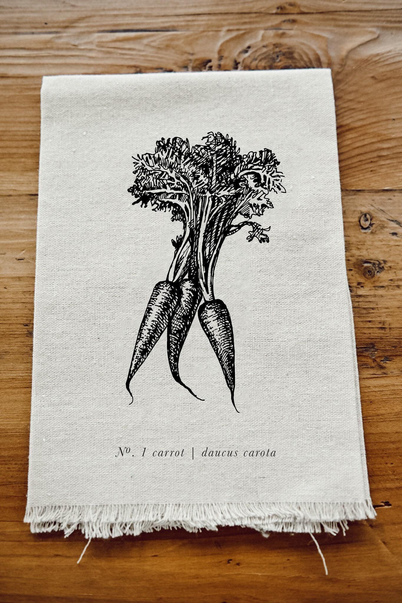 Napkins - Fruits + Veggies Black & White