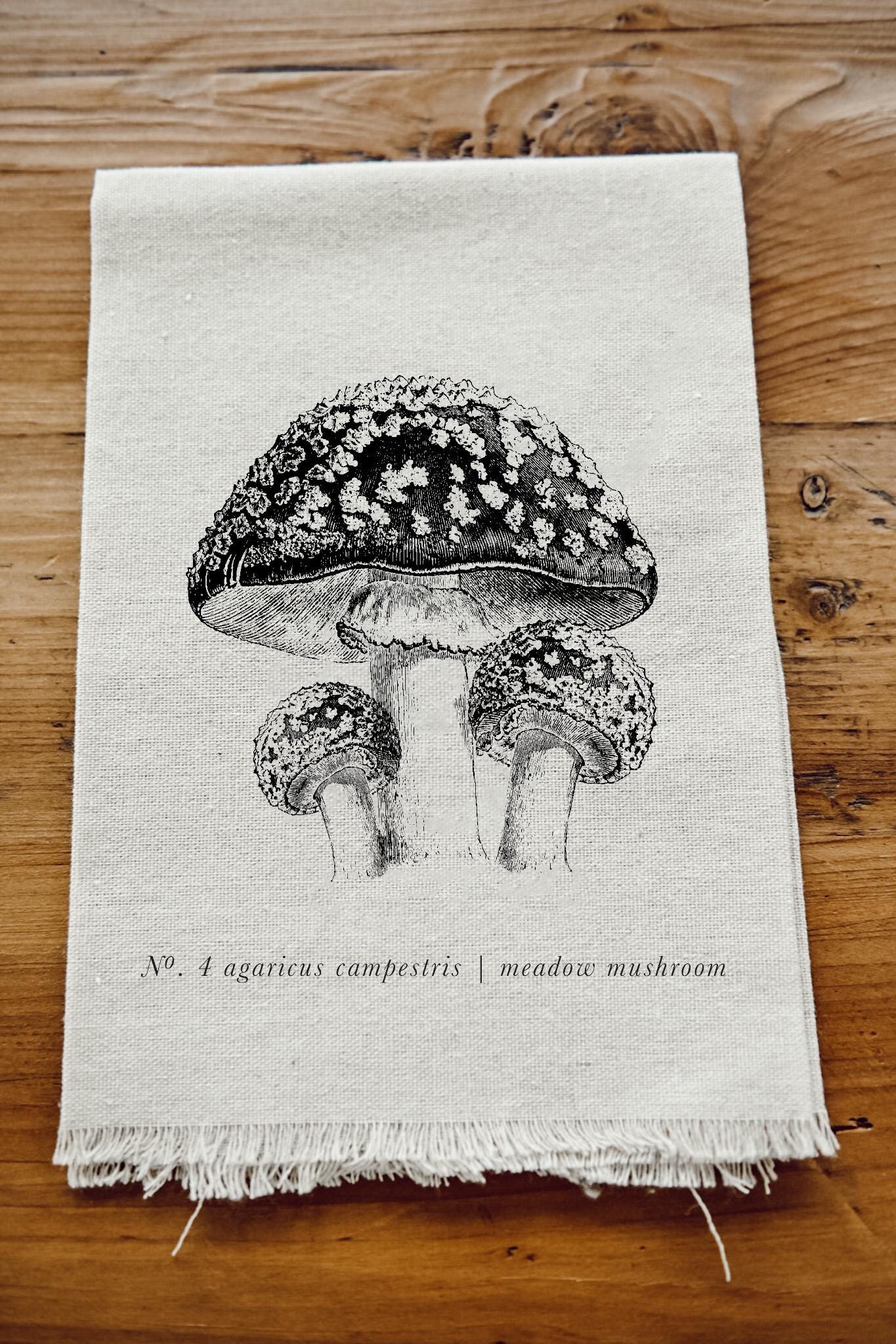 Napkins - FruitsVeggies Black + White